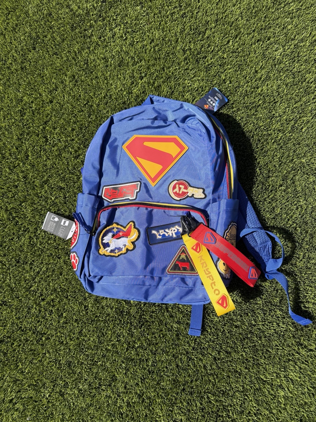 Bioworld DC Supergirl Movie Krypto The Superdog Patch Backpack RARE