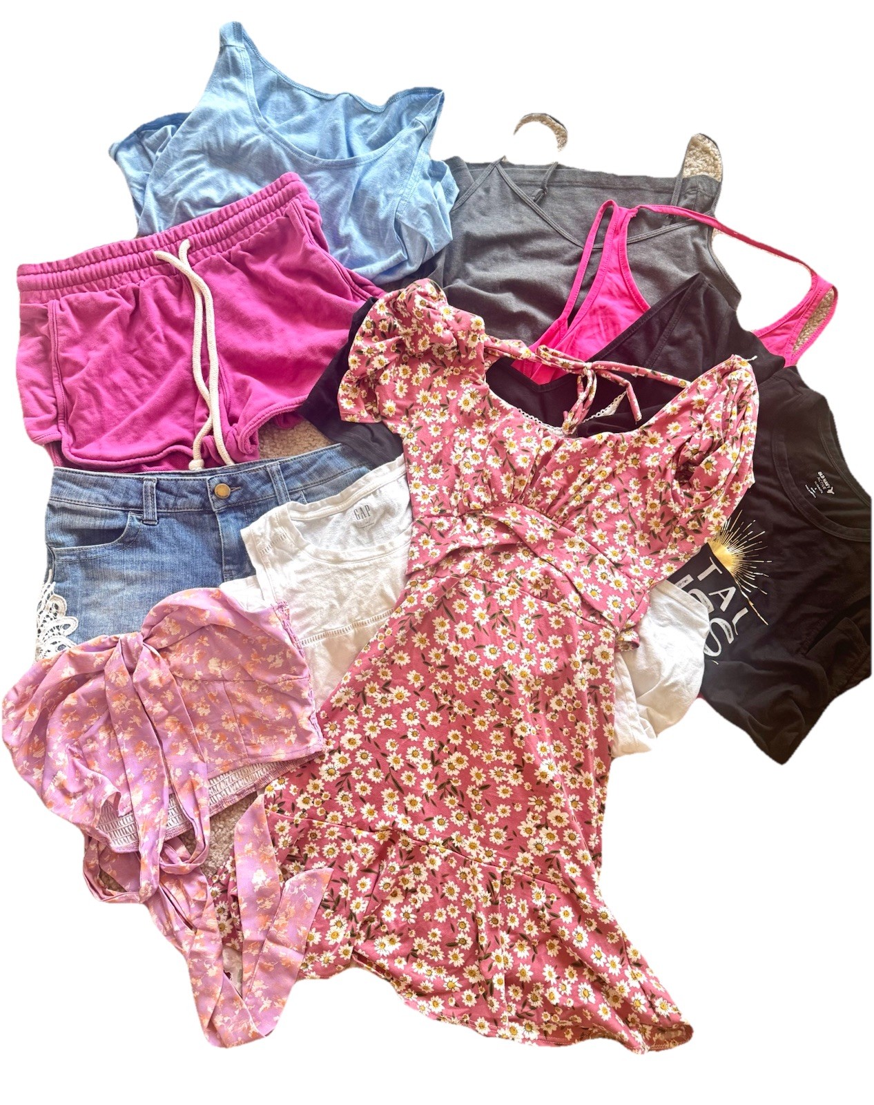 Teen Juniors Women’s Casual Assorted Clothing - 10 Items Summer Spring Sz Small