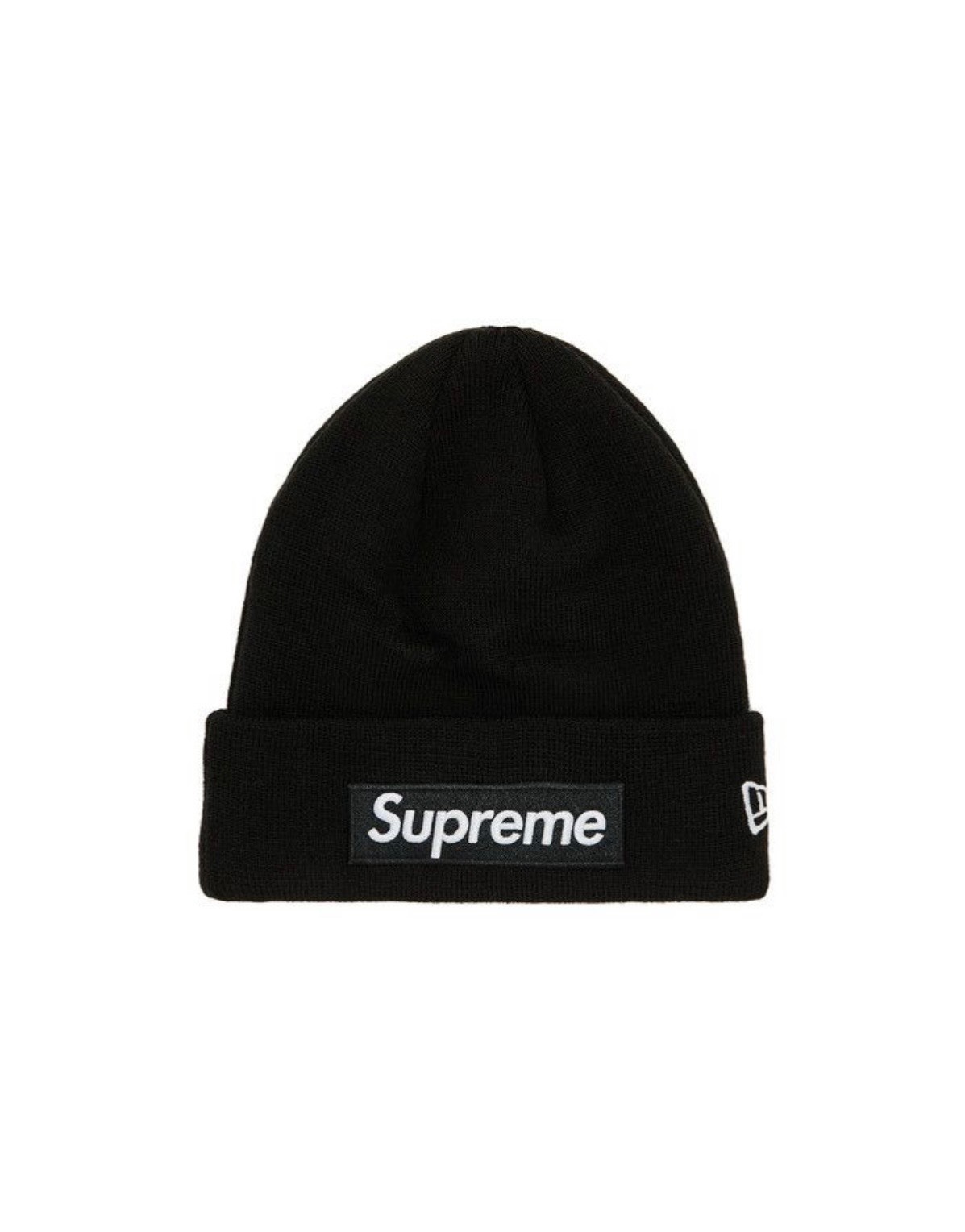 Supreme x New Era Box Logo Beanie Black  FW25 Authentic Fast  🚚
