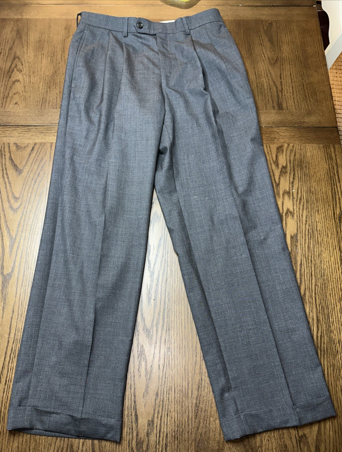 Lauren Ralph Lauren High Performance Wool Pants Mens 32x30 Charcoal Gray Pleated