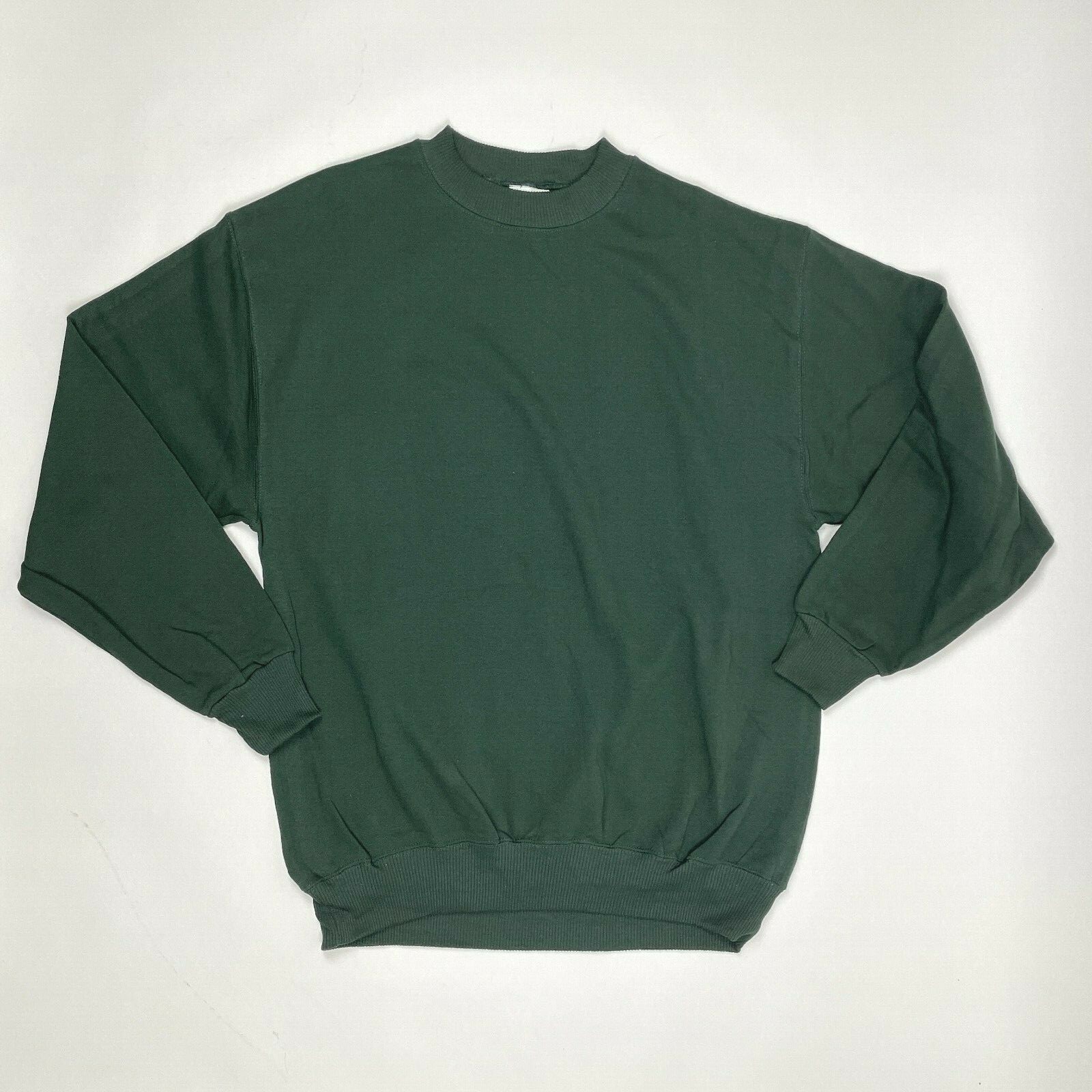 NWOT Vintage Men\'s Size Large Dark Green Sweatshirt on Premier Sportswear Tag