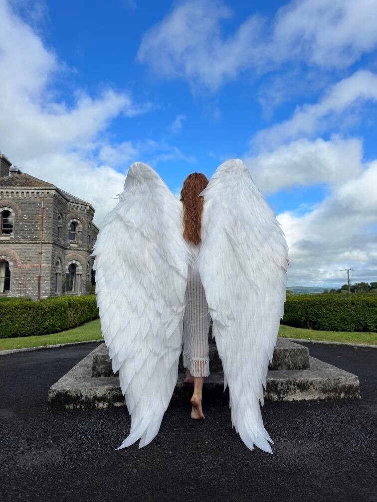 Cosplay Wings Angel Wings Halloween Costumes Props Decoration White Large Big