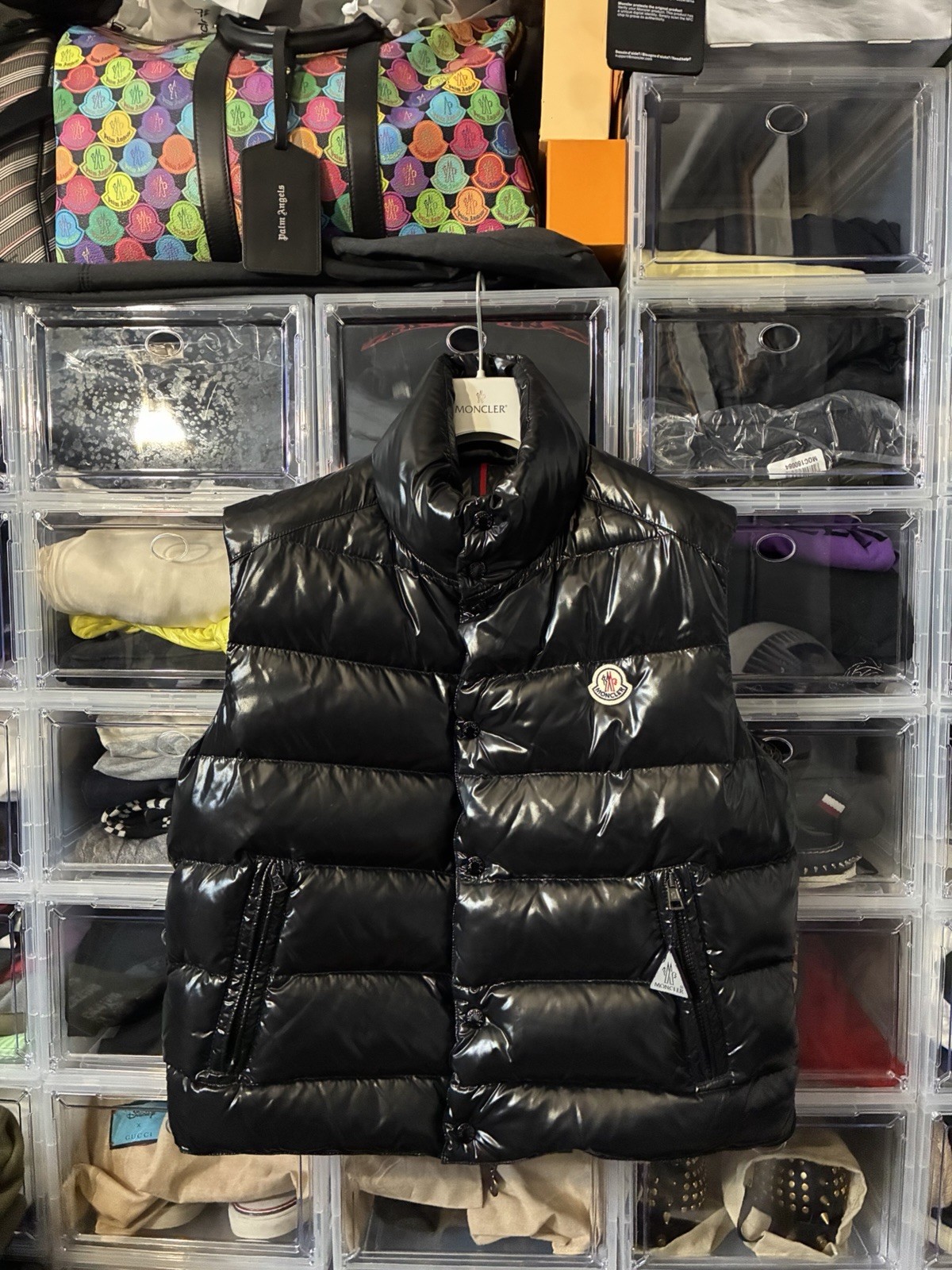 Rare Moncler Tib Gilet Black Vest - Size 2 Medium - $1850