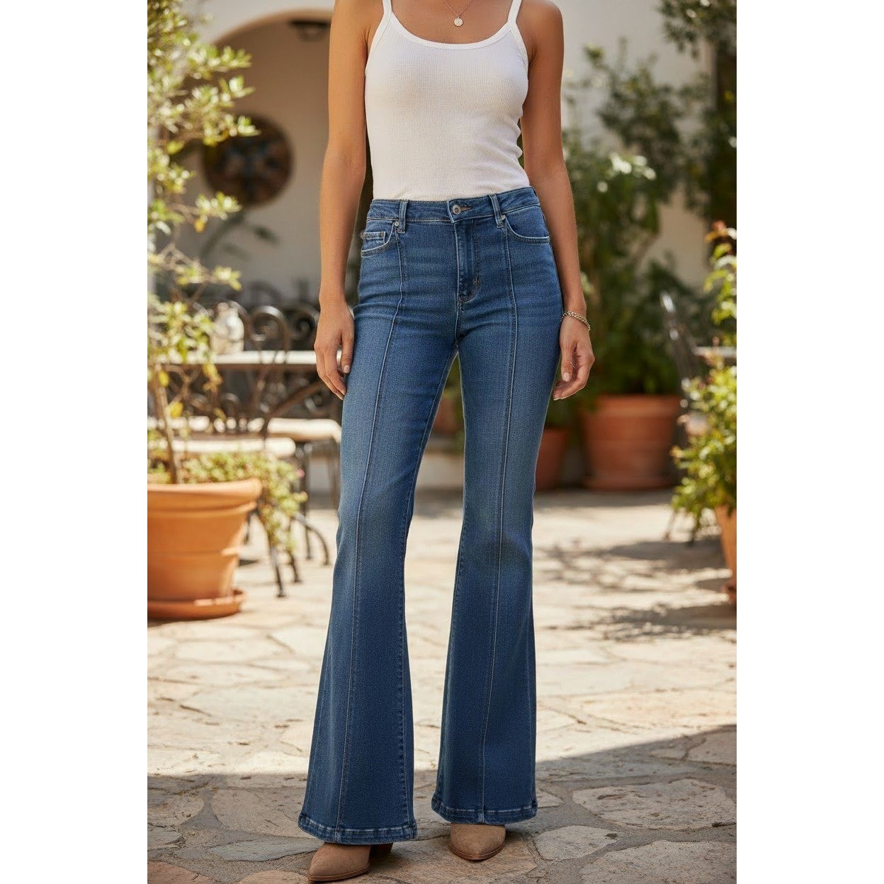 NWT PAIGE Laurel Canyon Bootcut TALL 29x35 High Rise Jeans Transcend Indigo $249