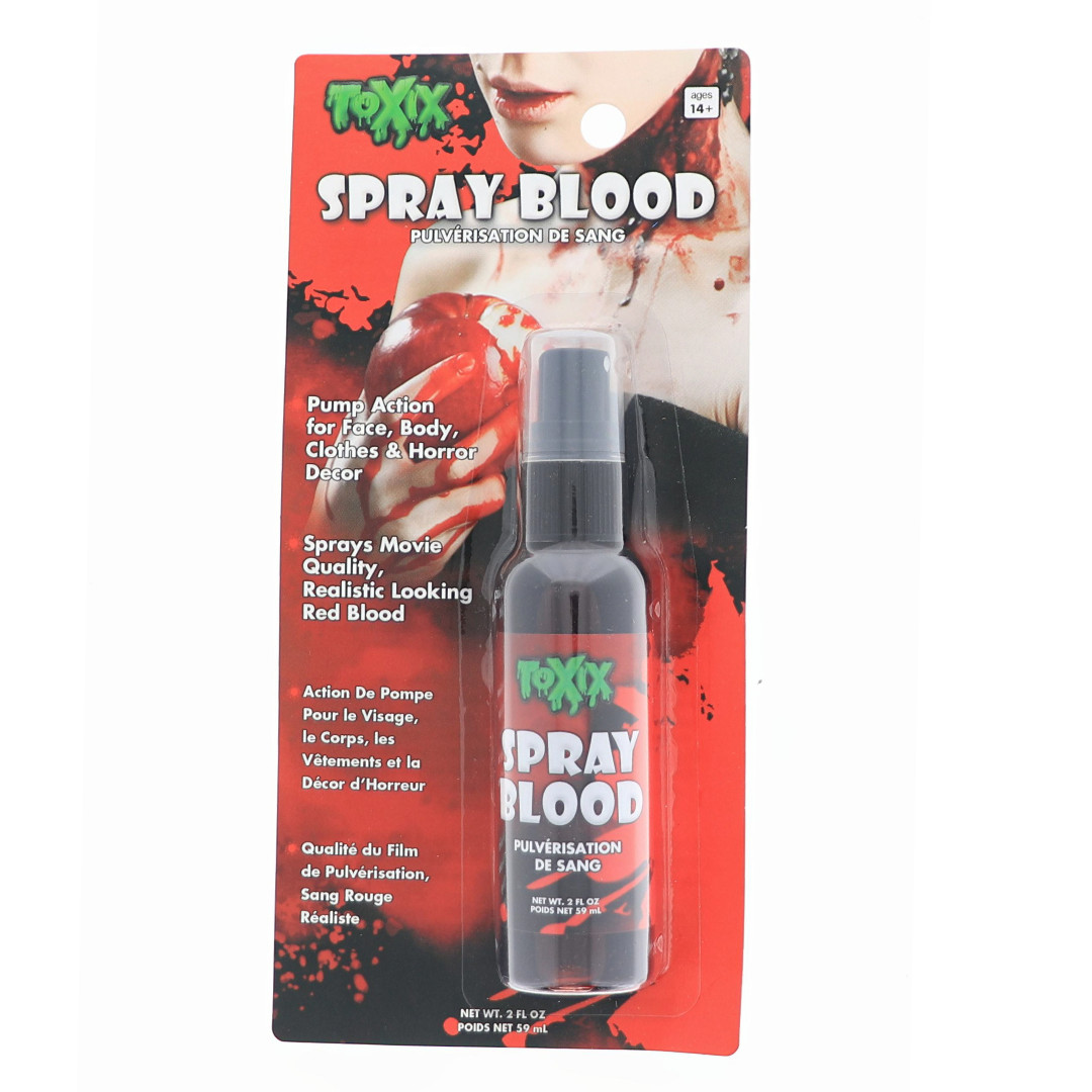Spray Blood 2oz - TOXIX - Perfect for Props, Cosplay, Halloween