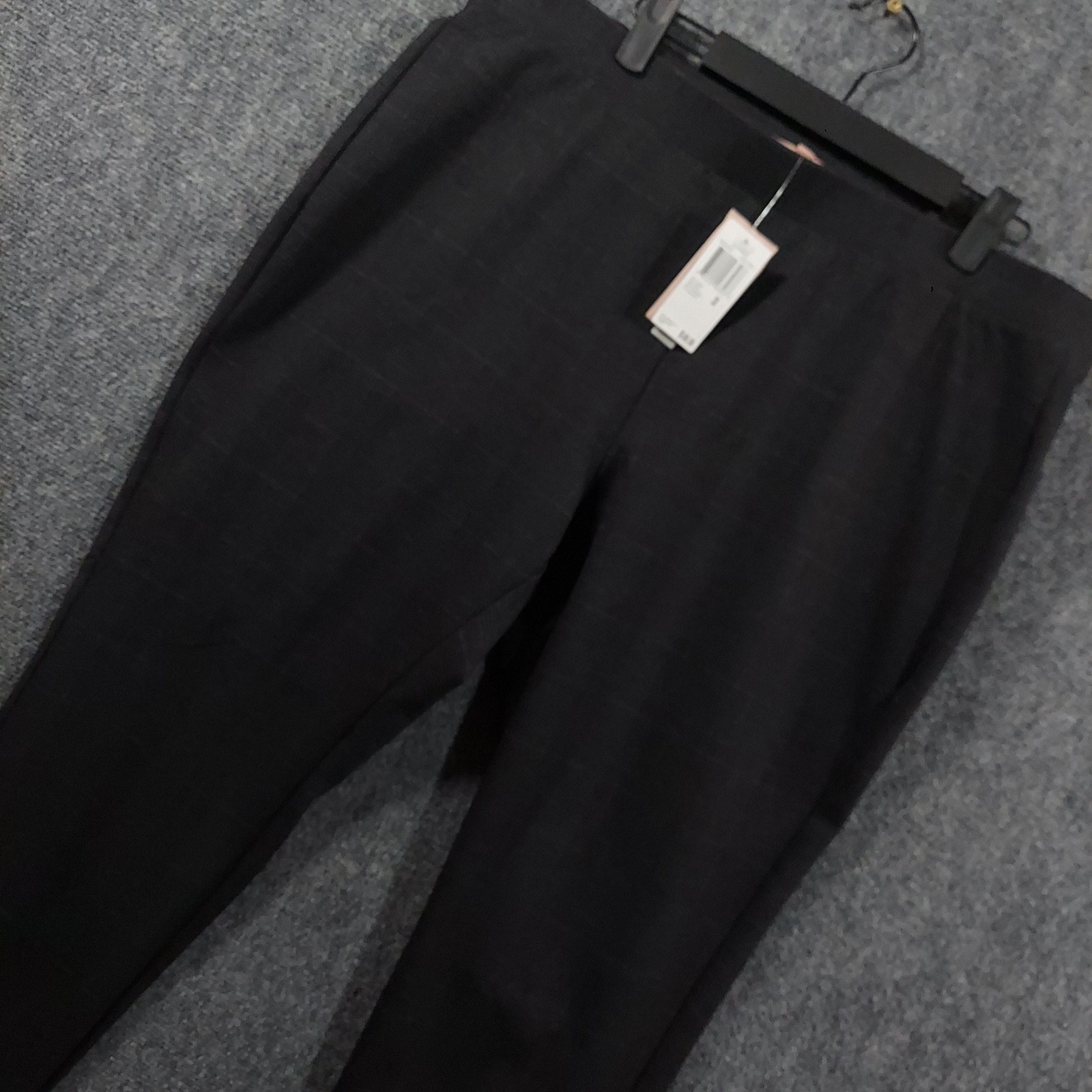 Philosophy Republic Clothing Jegging Pants Womens 2X Gray Plaid Pull On Stretch