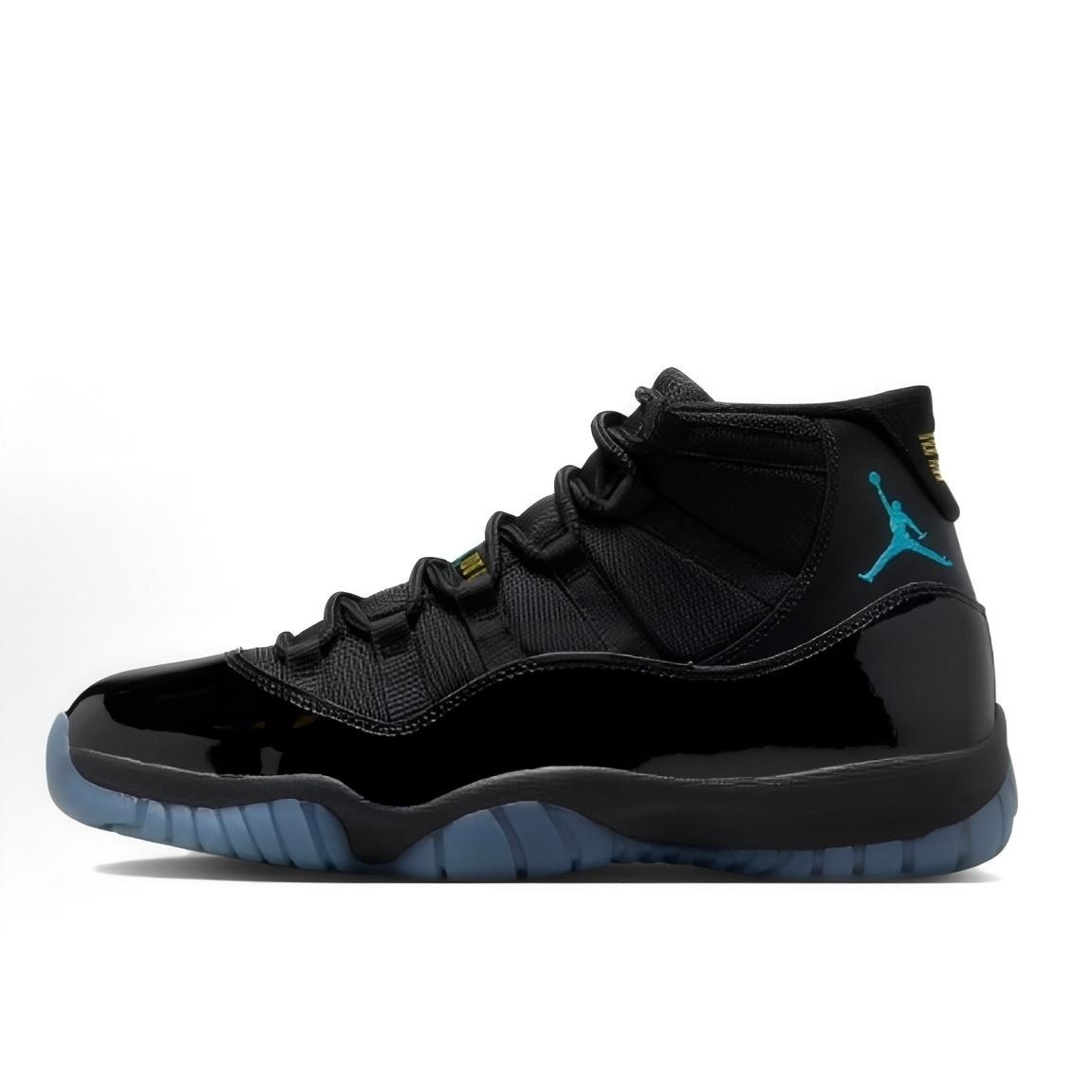 Men's Jordan 11 'Gamma Blue/Bred/Gratitude DMP' High Top Retro Basketball Shoes