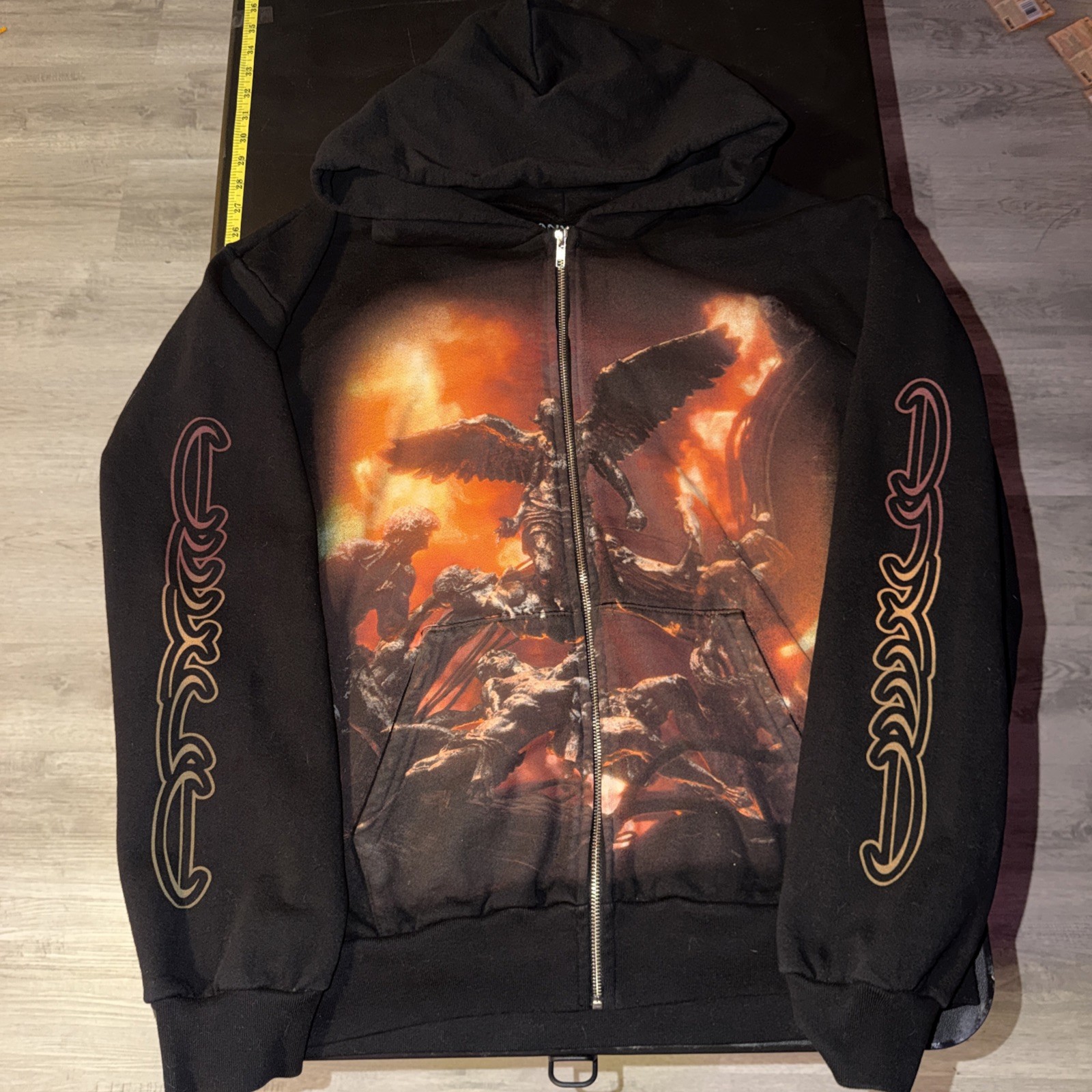Anyma XL Coachella Exclusive Official Hoodie Black Heavyweight Jacket Zip Up