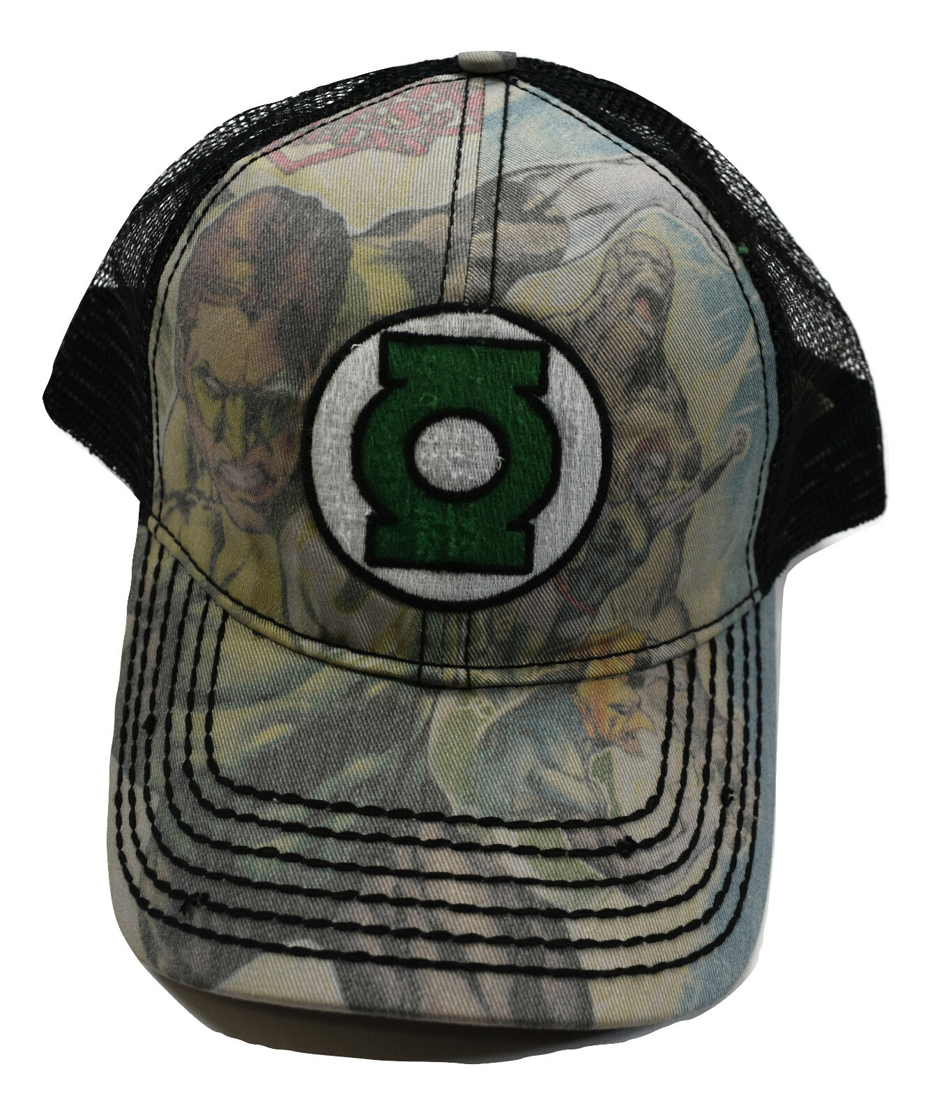 Bioworld DC Comics Green Lantern Comic Mens Mesh Snapback Hat Cap New NWT
