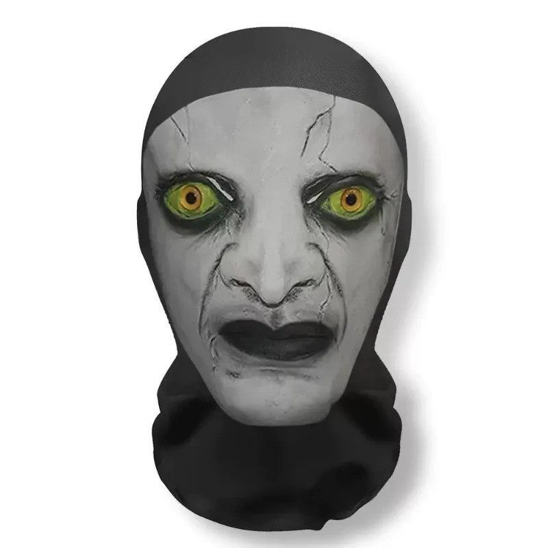 Halloween Ghost Face 3D Mask Balaclava Full Face Elastic Mesh Breathable Skull 
