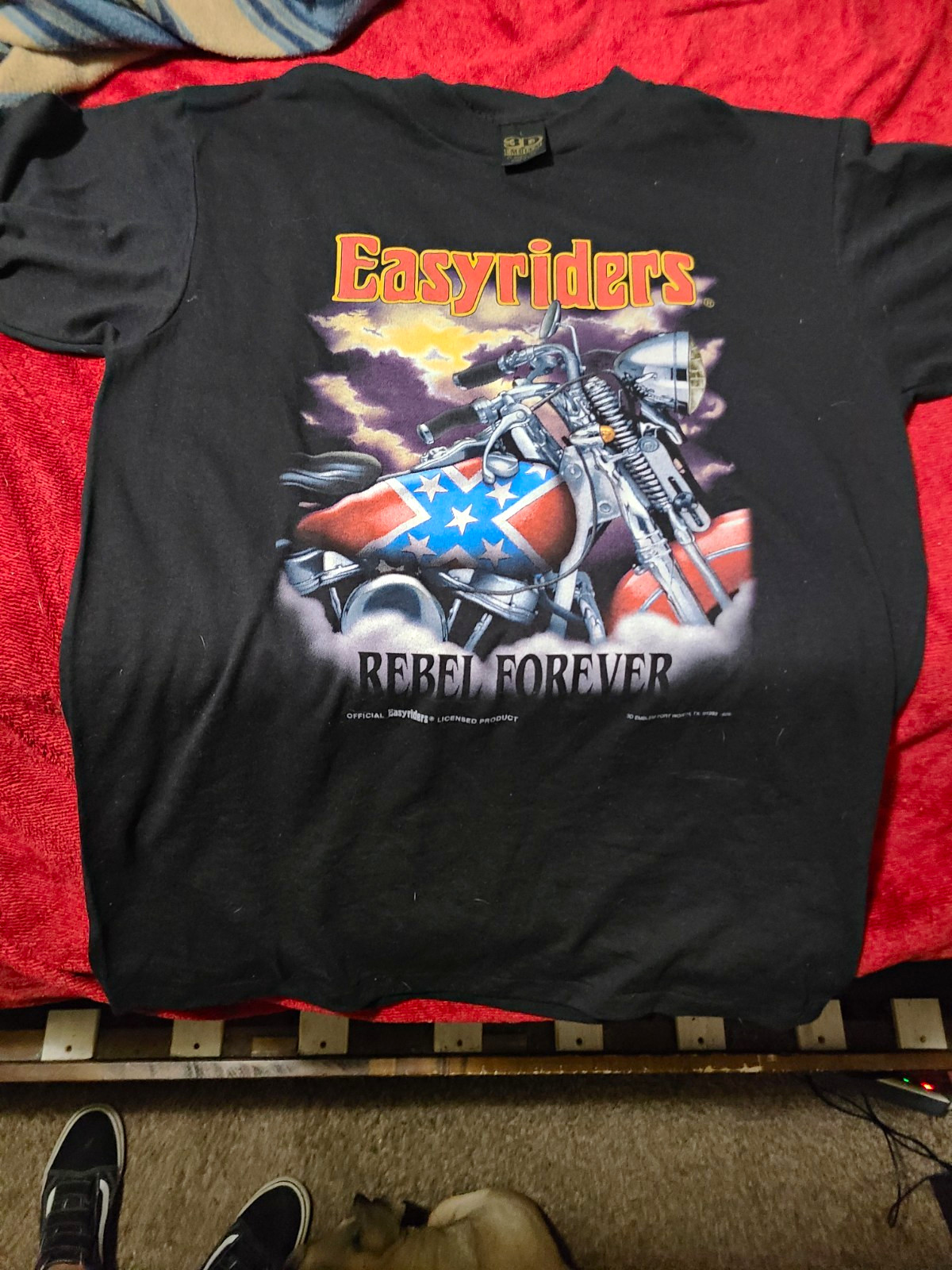 Old School 1993 Easy Riders Tshirt 3D EMBLEM