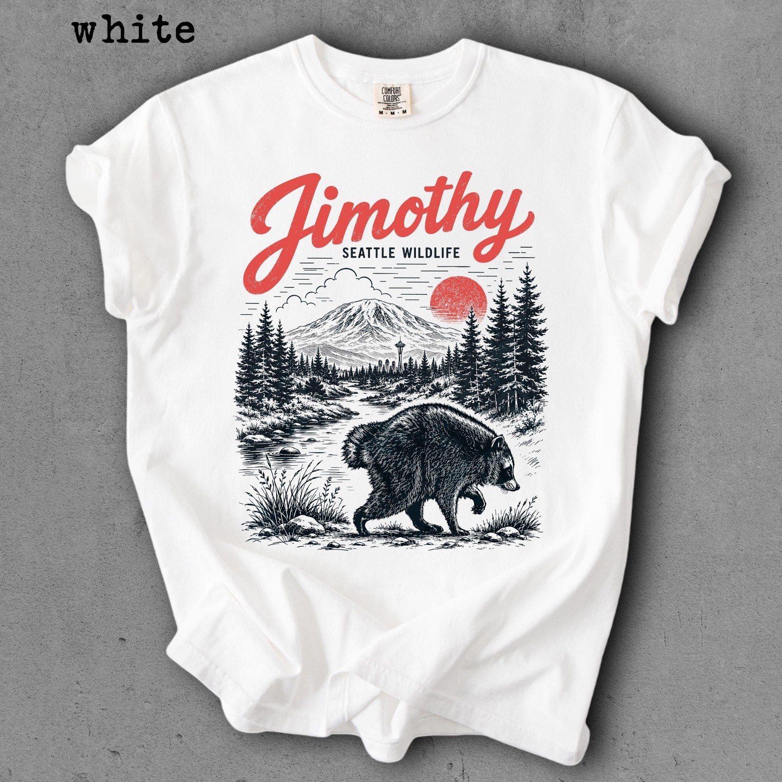 *HOT SALE* Jimothy Raccoon Shirt,Viral Seattle Raccoon Tee,Funny Round King Tee