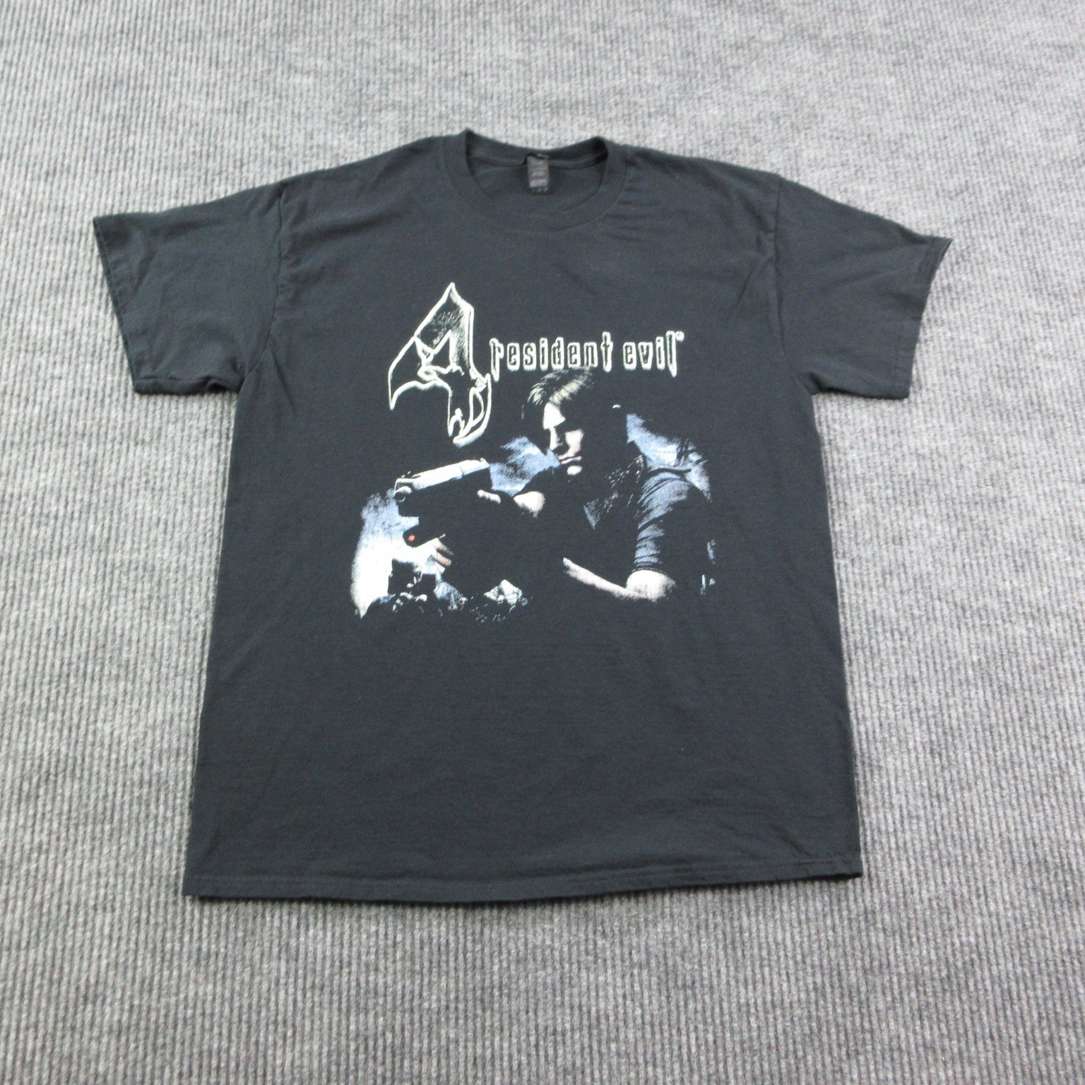 Resident Evil Shirt Mens L Black Heavyweight Cotton Gildan Graphic Tee