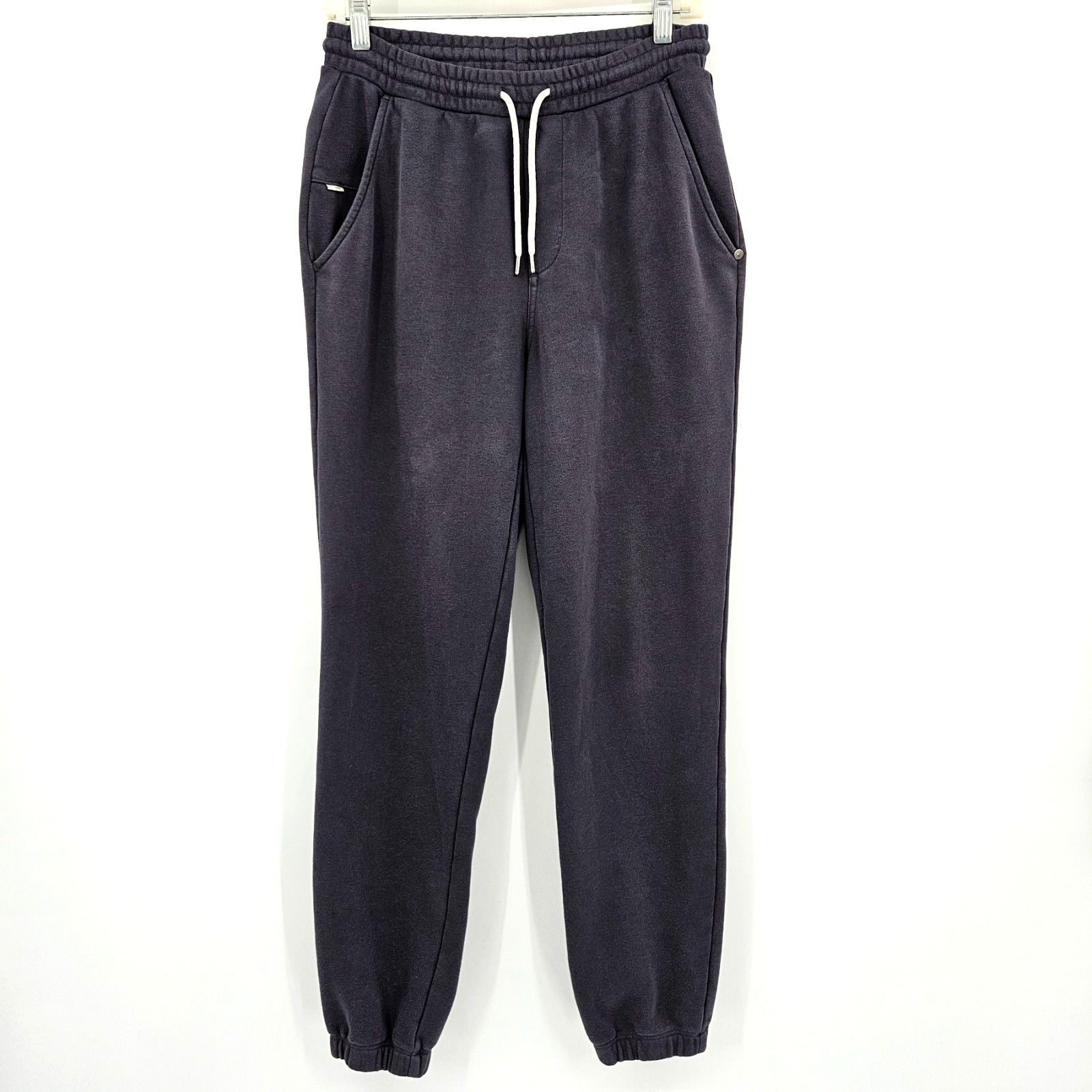 Vuori Joggers Men Small Faded French Terry Cypress Sweatpants Charcoal Gray V446