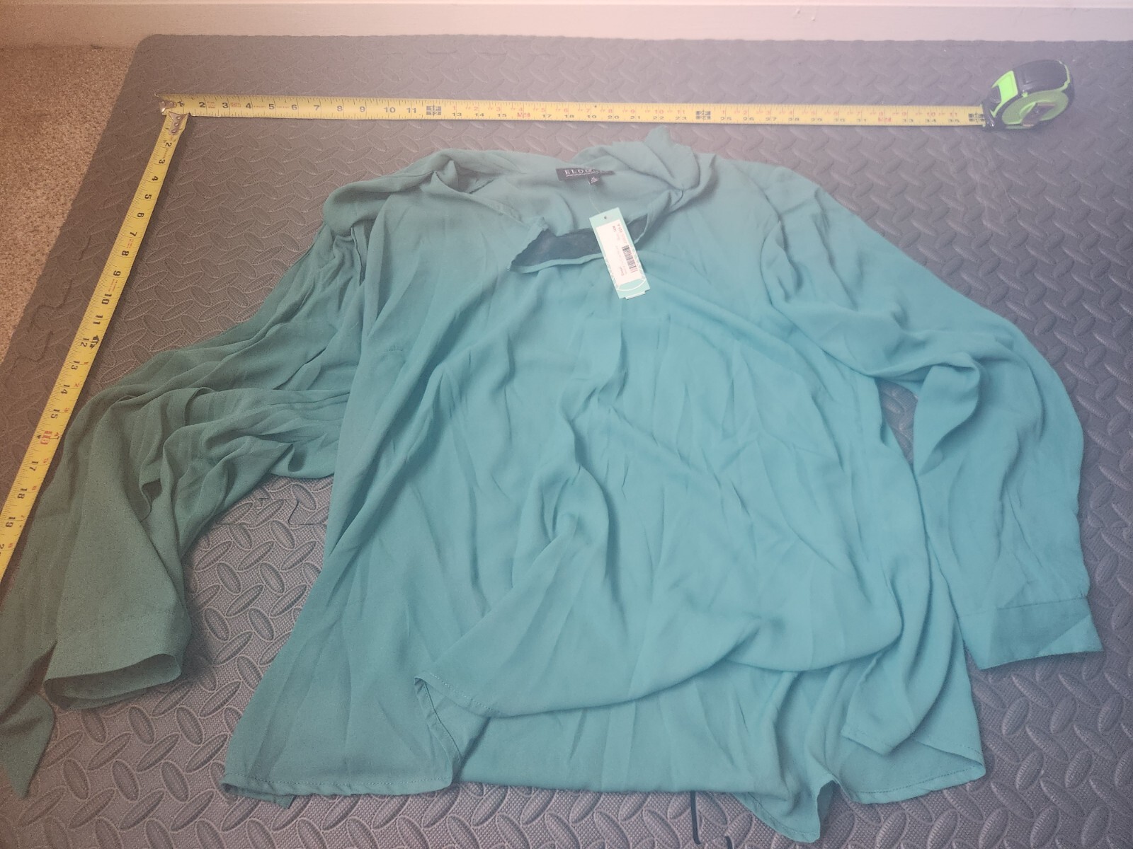 NWT Eloquii Beatry Tie Bow Blouse size 14W #S167