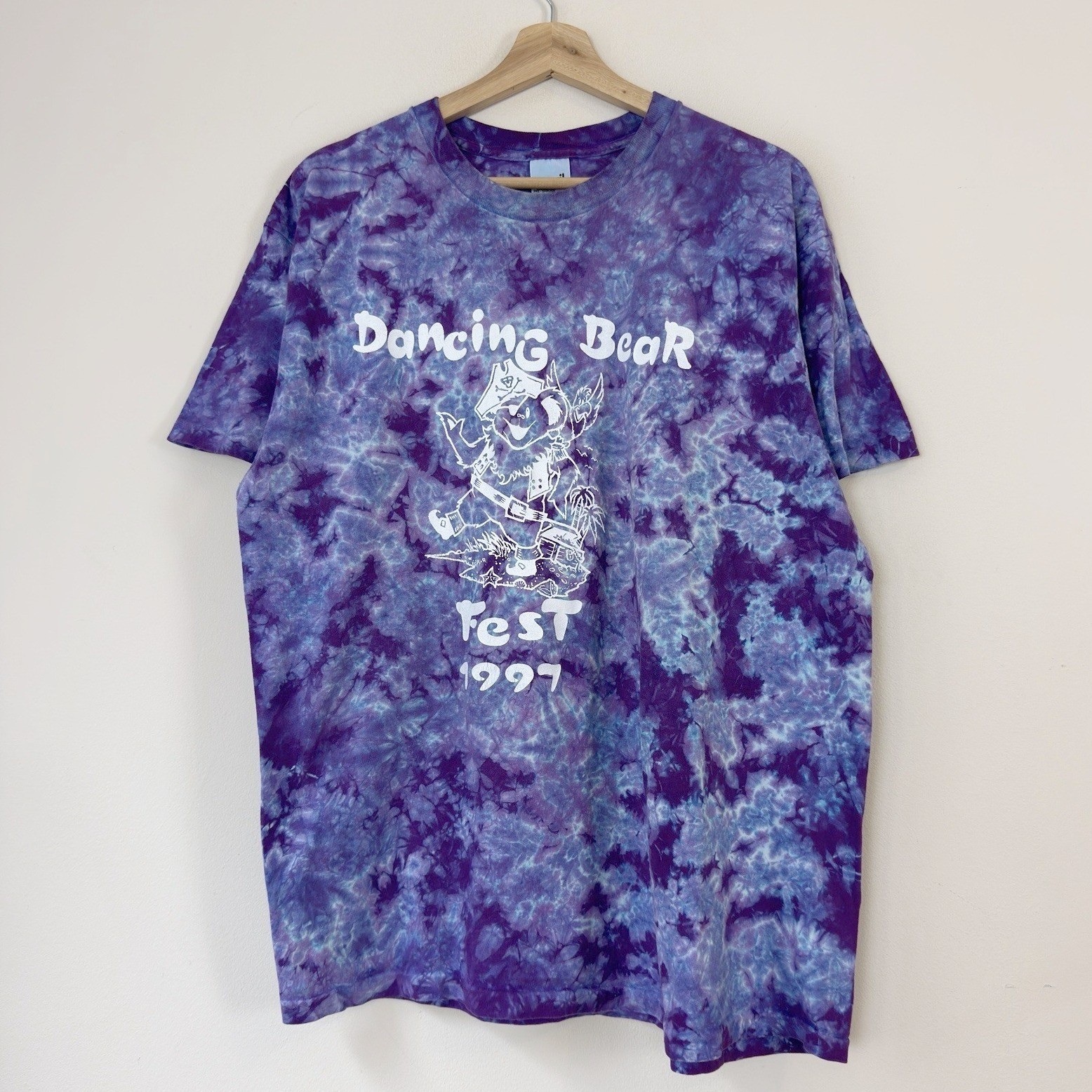 Vintage 1997 Grateful Dead Shirt Dancing Bear Fest New Jersey RARE Tee Shirt XL