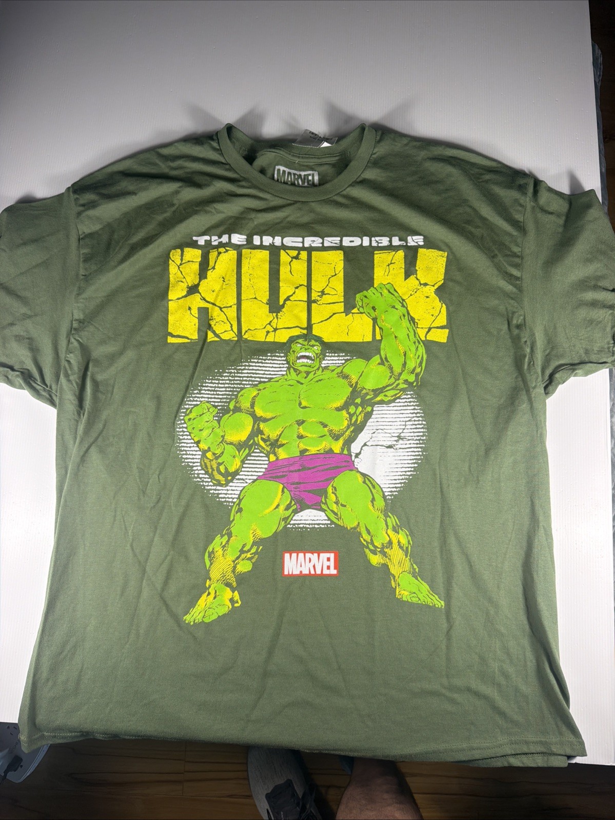 Marvel The Incredible Hulk Graphic T-Shirt Men Size 3xl Green NWT