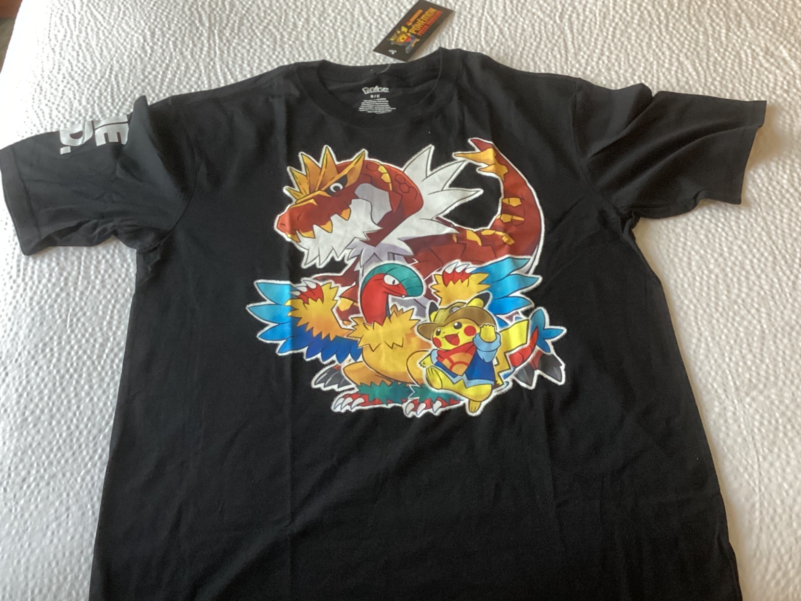 EXCLUSIVE Pokemon Fossil Museum FIELD Chicago Black T-Shirt Size S NWT SOLD OUT
