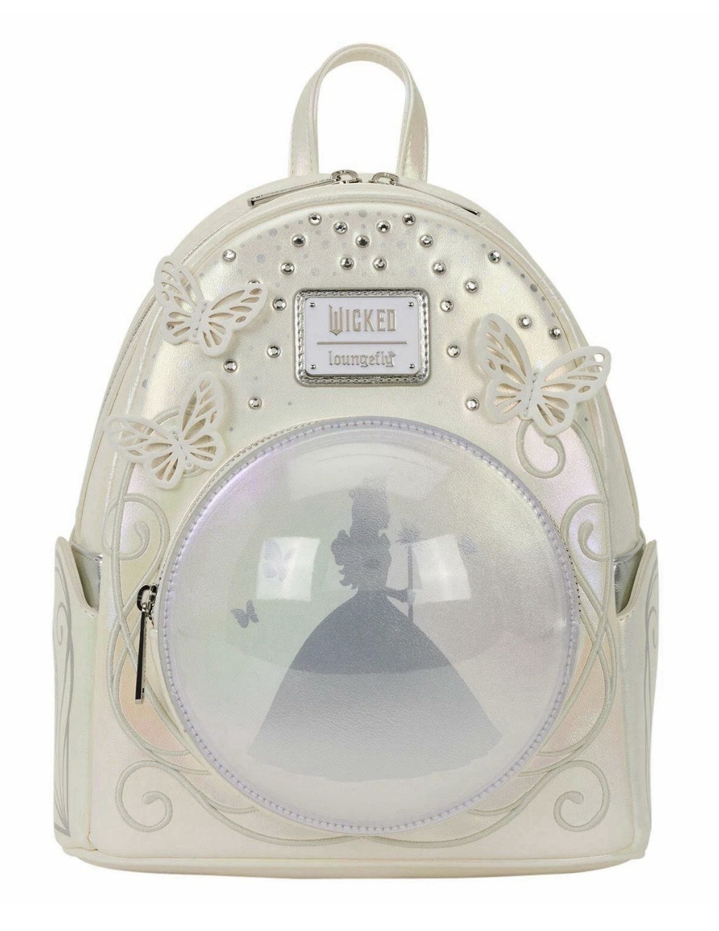 Loungefly Wicked: For Good Glinda Butterfly Bubble Mini Backpack NWT