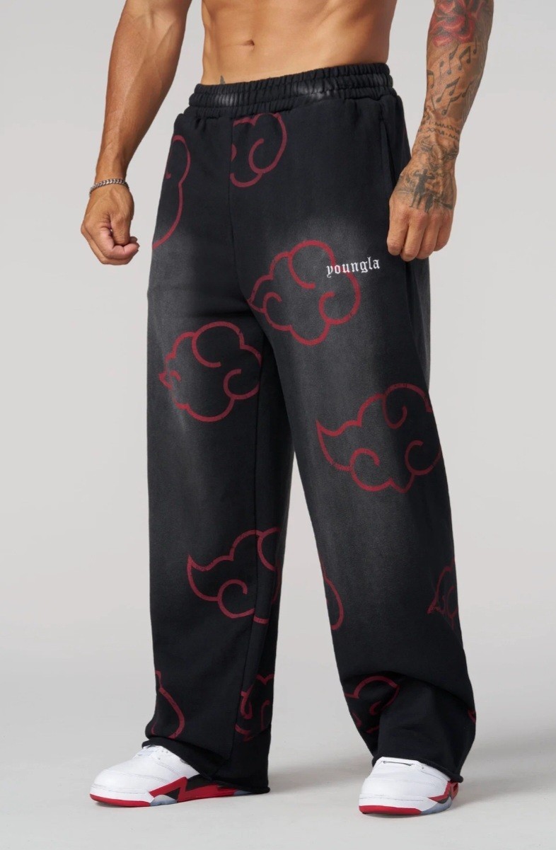YoungLA x Naruto Itachi Sweatpants M 2012 Artwork