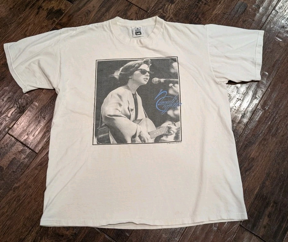 Vintage 1993 Nanci Griffith 1993 World Tour Size XL Made In USA Concert shirt
