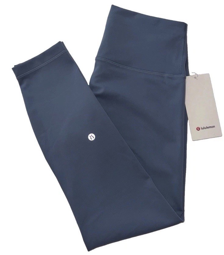 NWT⚡️LULULEMON⚡️SIZE 10⚡️WUNDER TRAIN HIGH RISE 28” TIGHT⚡️AUTHENTIC⚡️STEEL BLUE