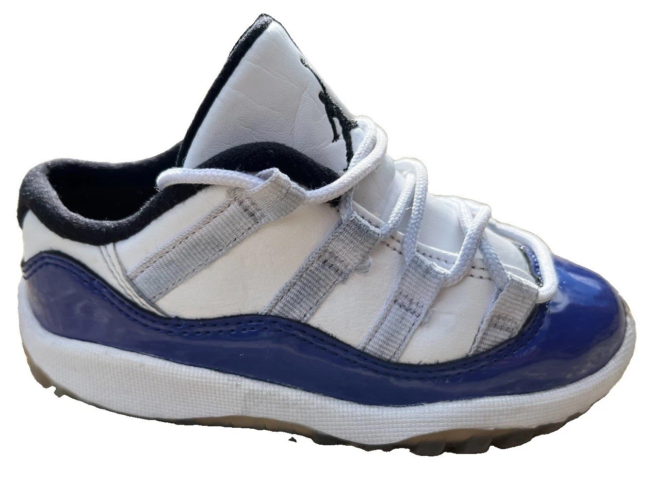 Size 9 C - Air Jordan 11 Retro Low TD Concord Sketch White Blue 645107-100