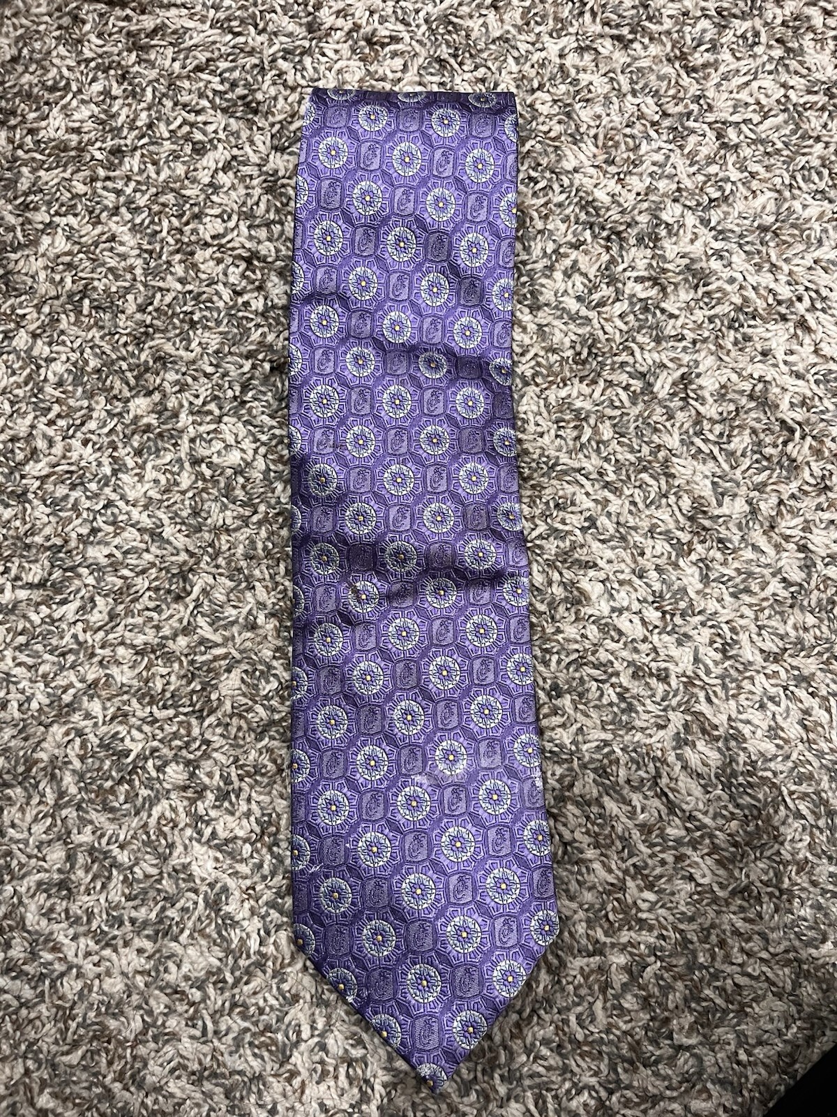Purple Flower chick-Fil-A Tie