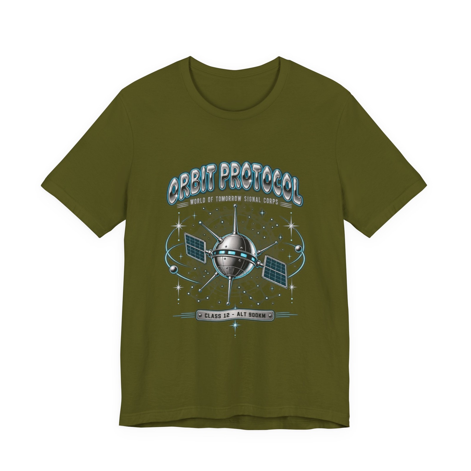 Orbit Protocol Atomic Age Retro-Futurism Tee