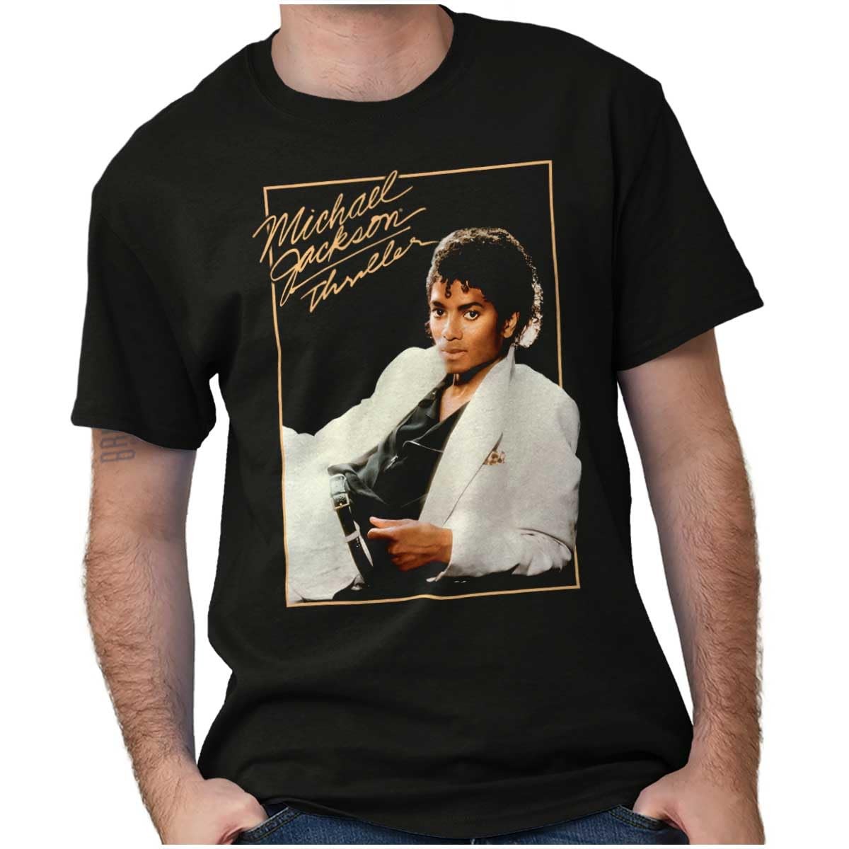 Michael Jackson Thriller Album Cover Graphic T Shirt Men or Women Black