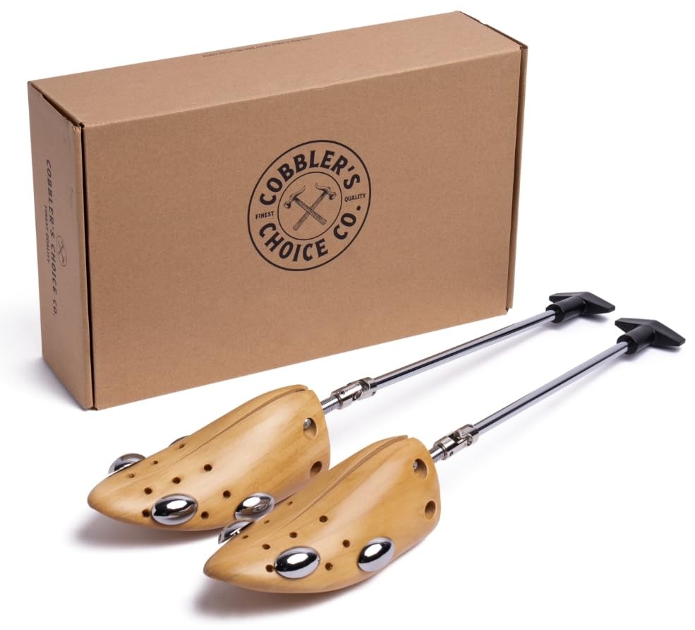 Cobbler\'s Choice Boot Stretcher - Adjustable 2-Pack for Men & Women