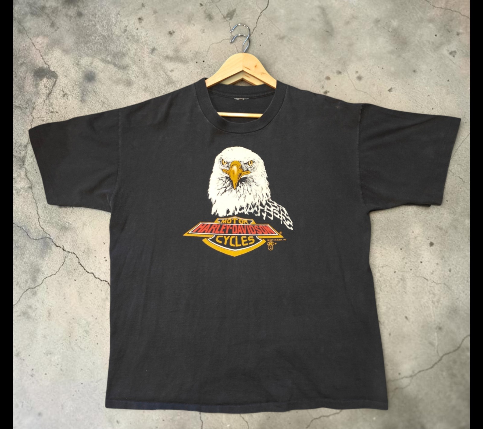 Harley-Davidson 1982 authentic T-Shirt men\'s size-Extra Large