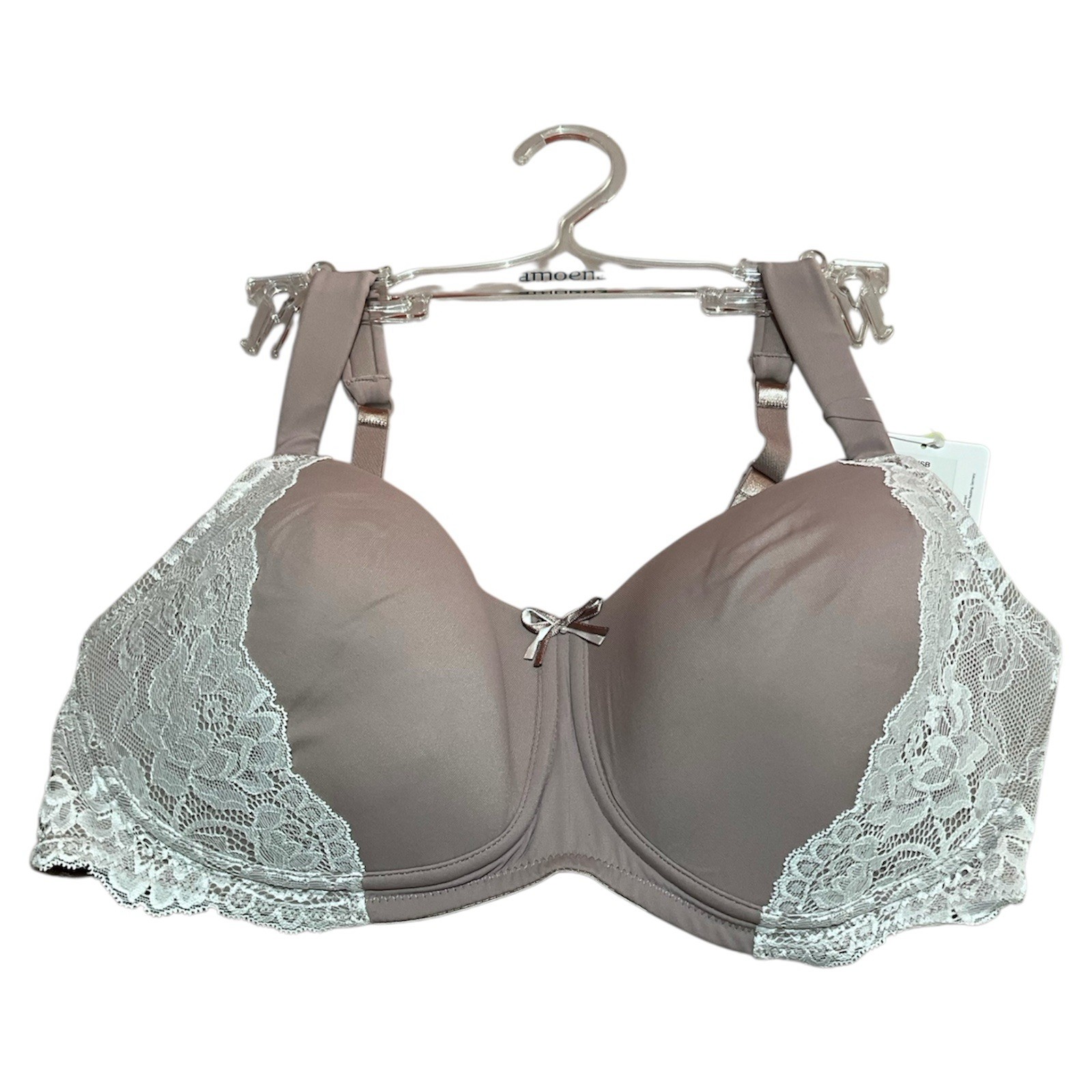 Amoena Lily Mastectomy Bra Womens Nude Beige Padded Post Surgery Pocket Bra