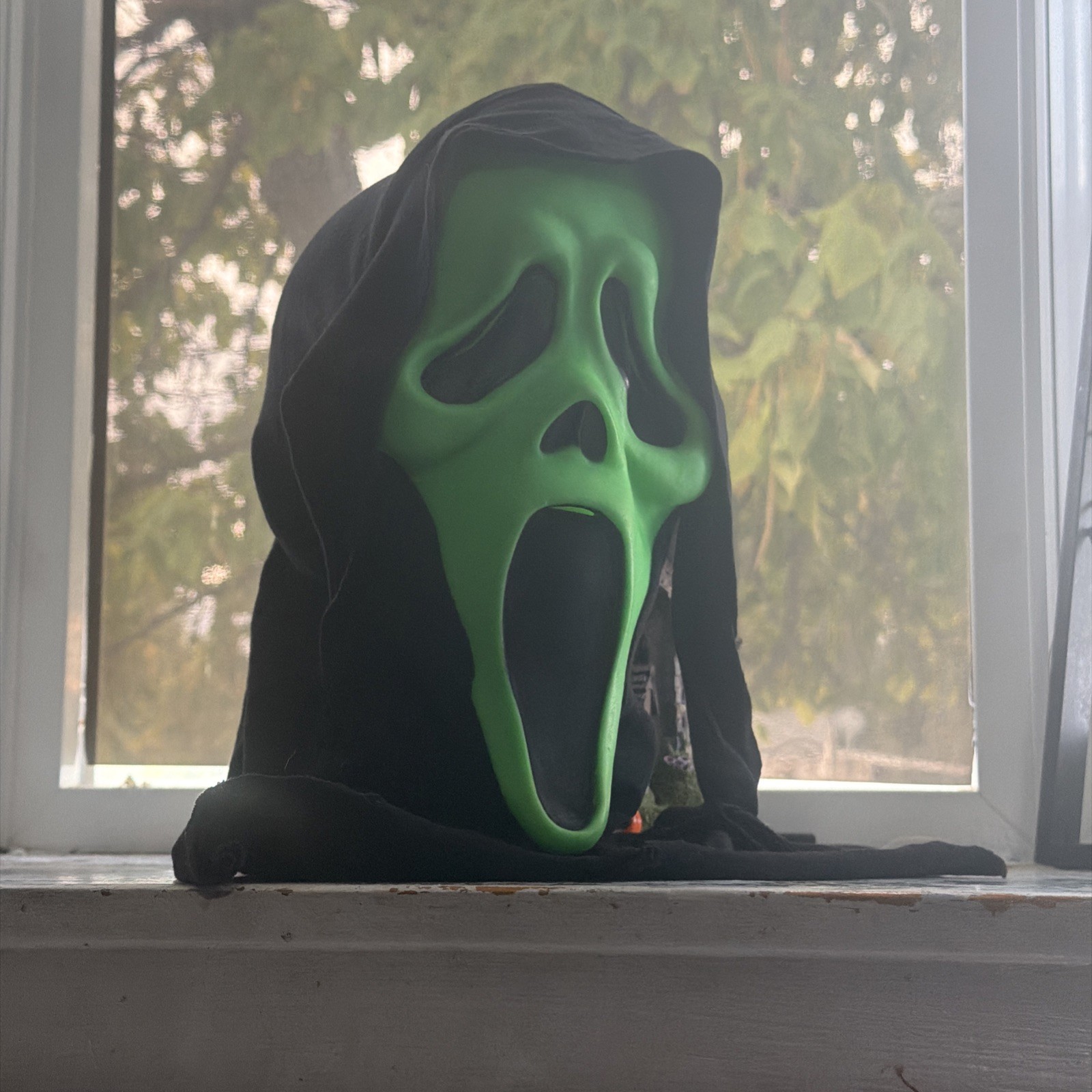 Ghostface gen 1 splotch ghostface mask cotton green 