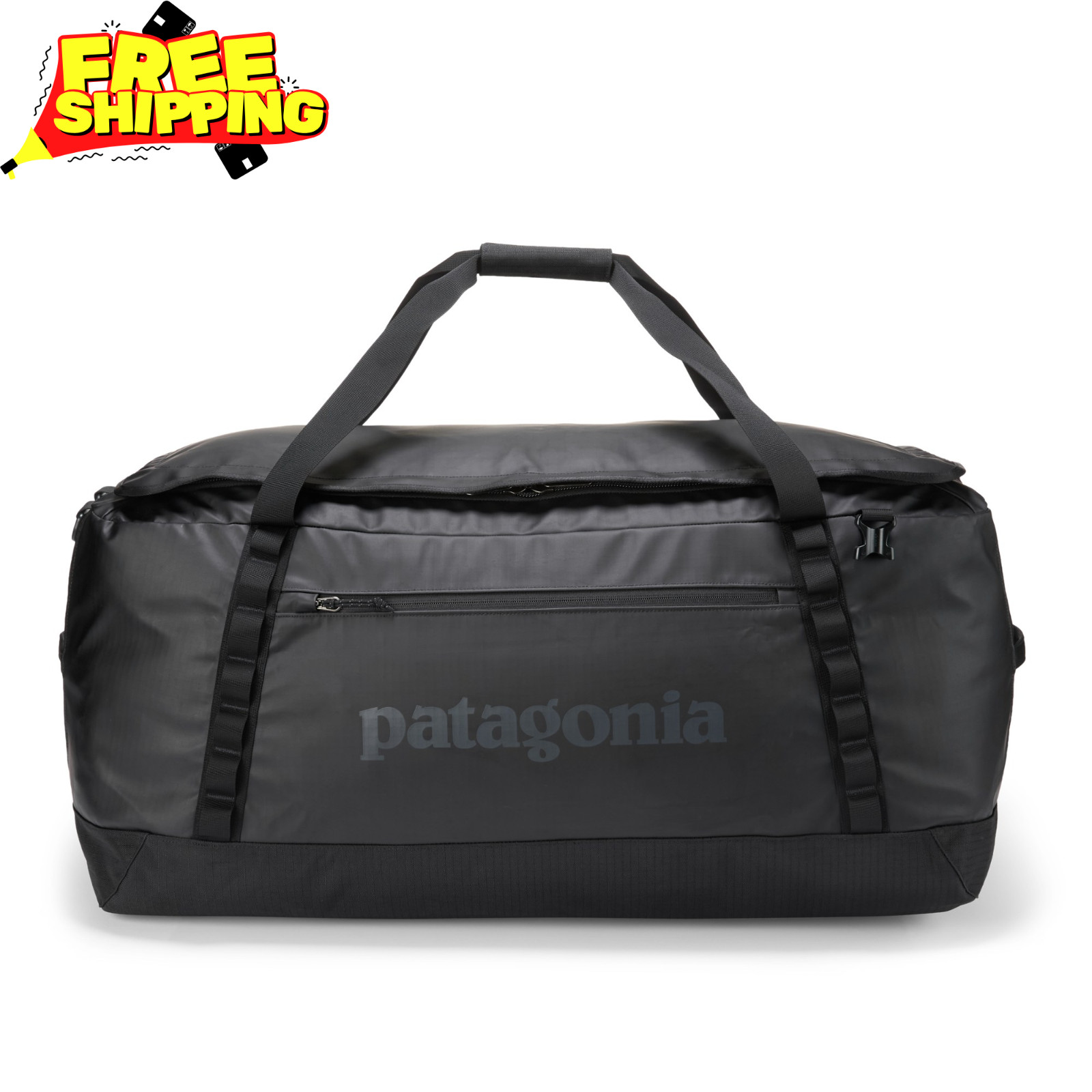 Patagonia Black Hole Duffel 100L Large Travel Bag, Black/Black