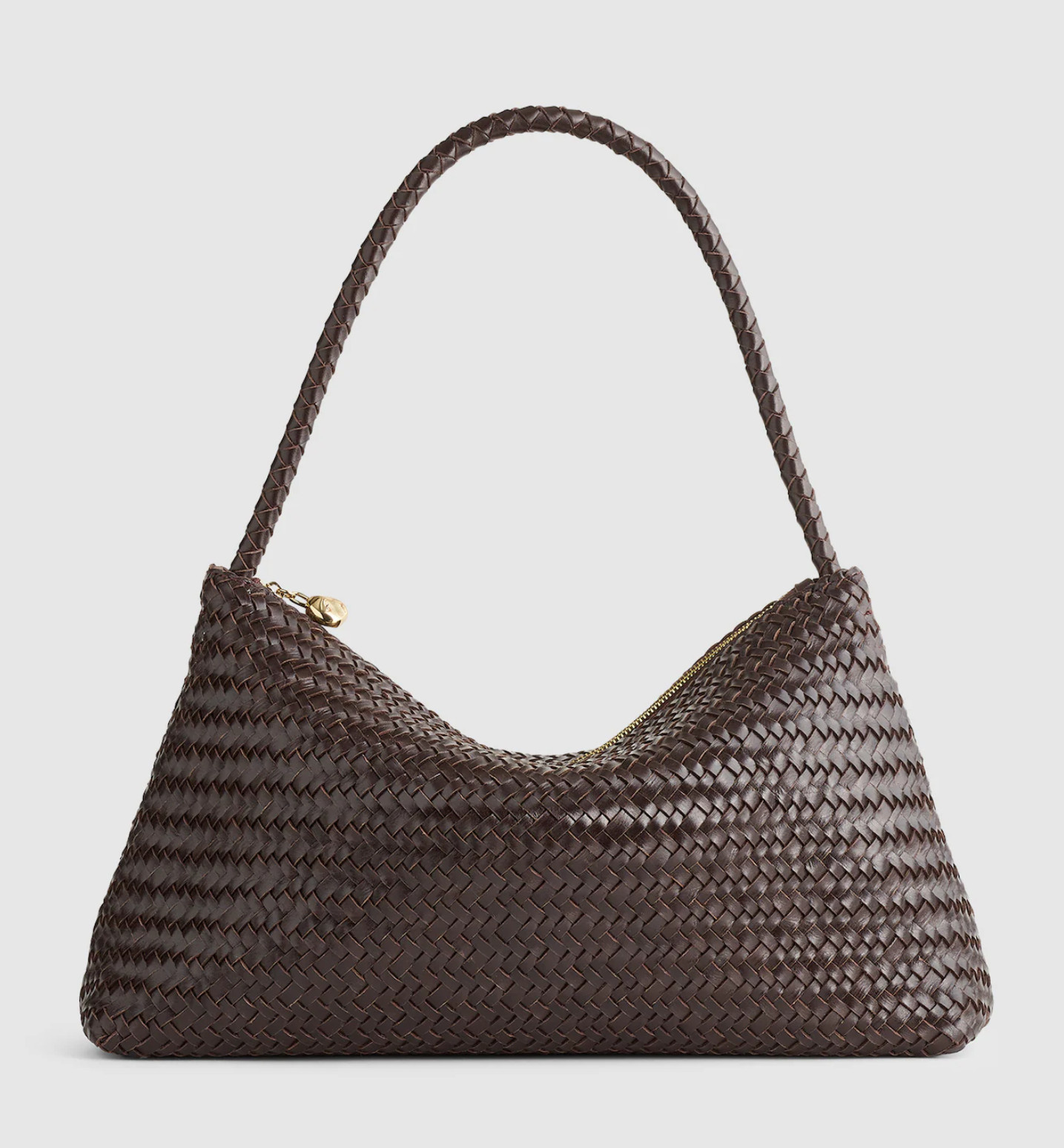 Madewell The Signature Woven Zip Top Shoulder Bag – Women\'s Leather Handbag