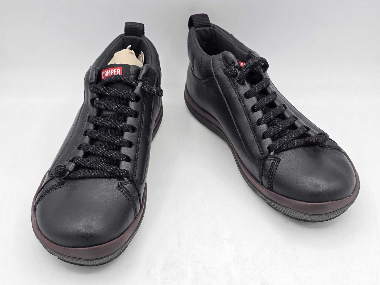 Camper Men\'s Peu Touring Black Leather EU 39 | US 6-6.5 M - Used Excellent 