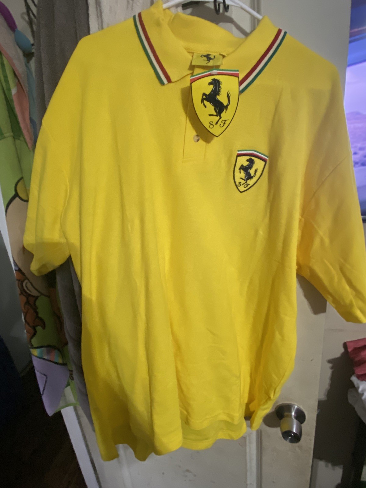 Vintage 1996 Ferrari Polo Shirt XXL, NEW WITH TAG