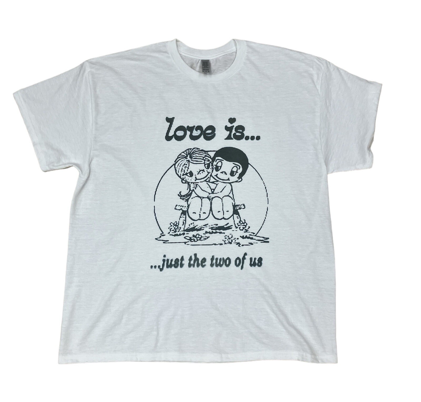 Love Is... Comic Strip Retro Vintage Graphic Design T-shirt Soft Style