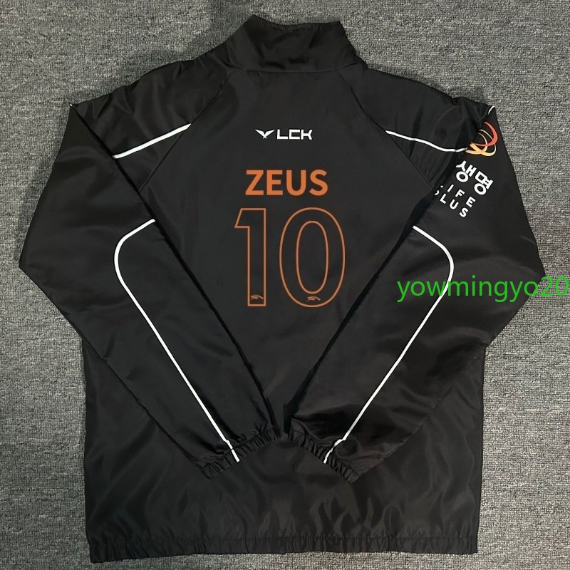 2026 HLE Team Uniform ZEUS GUMAYUSI Same Style Spring Autumn Black Jacket New