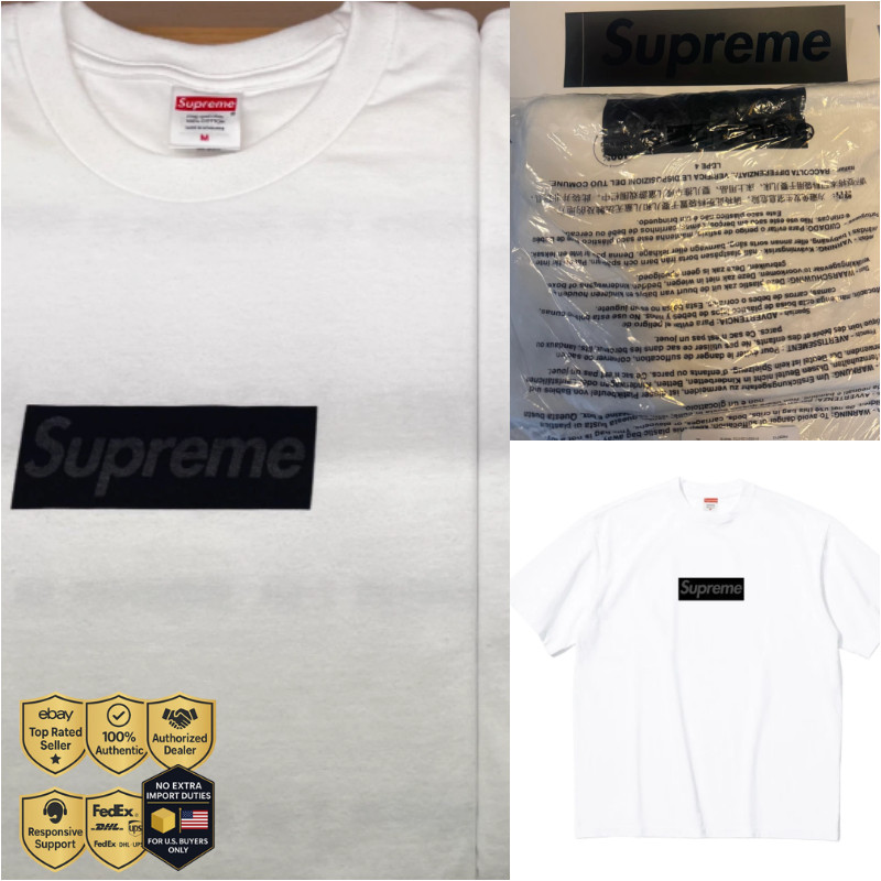 Supreme Seoul Box Logo T-Shirt White 26FW + Supreme Sticker