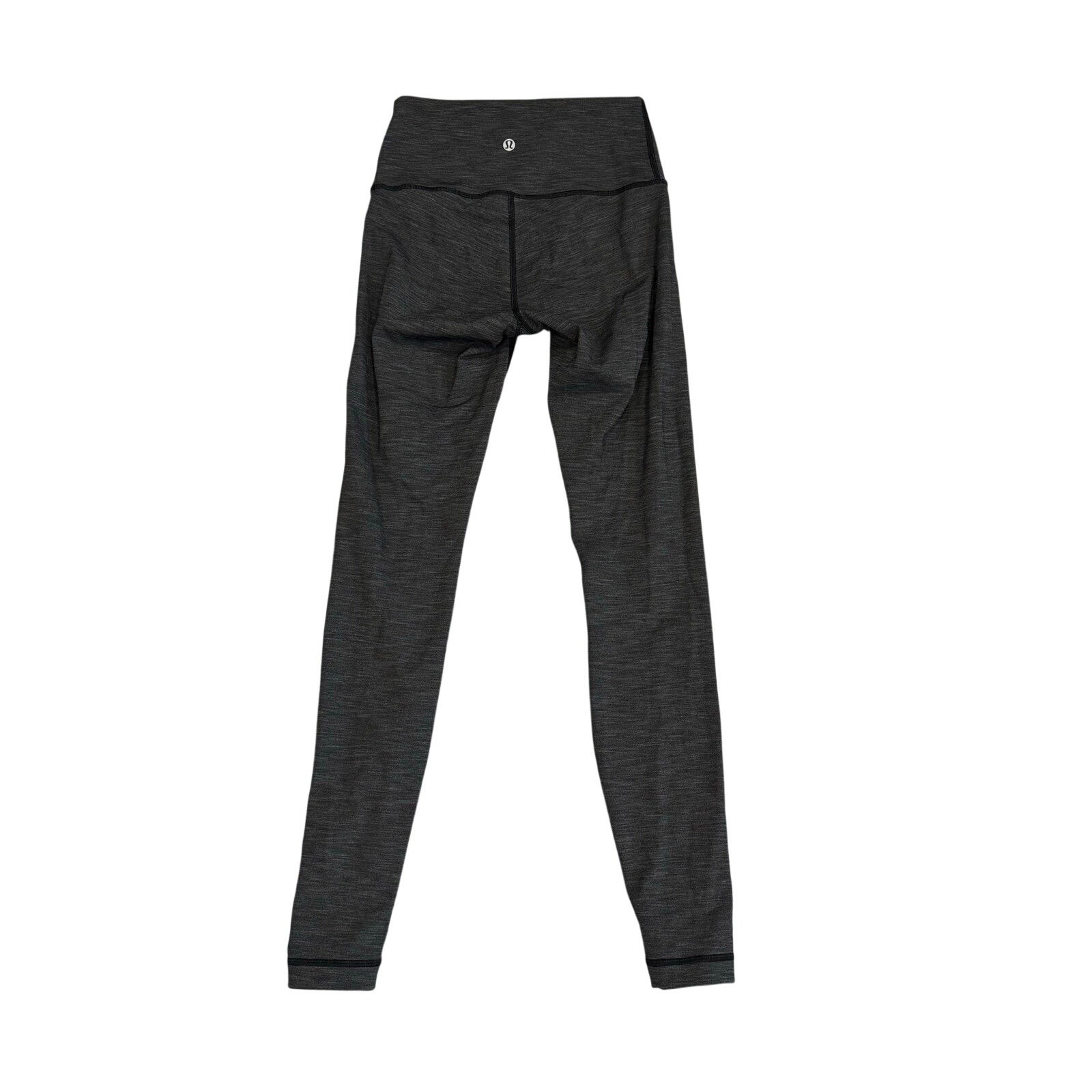 lululemon Women\'s 4 Wunder Under High-Rise Leggings Charcoal Luxtreme EUC