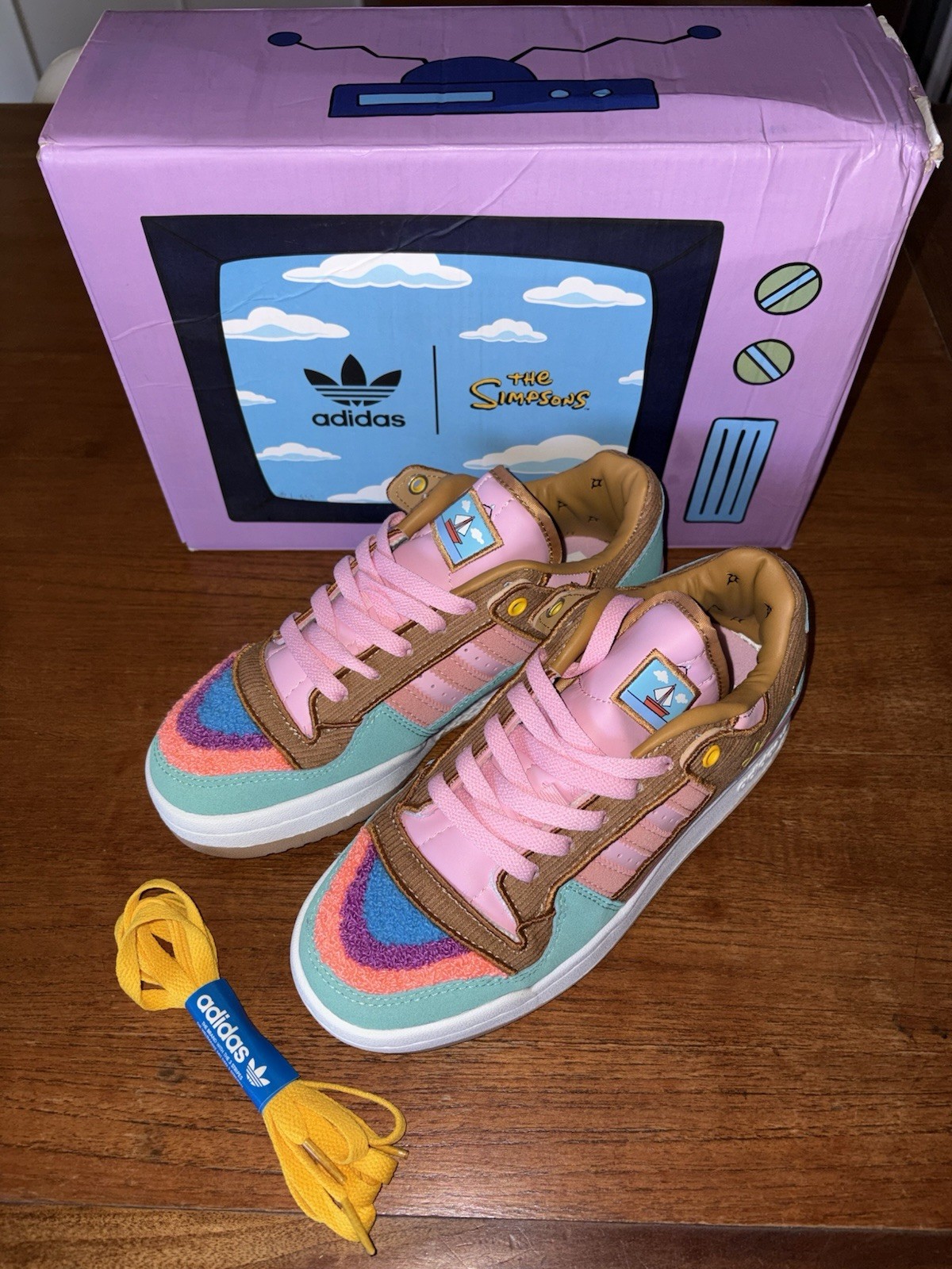 adidas Forum Low x The Simpsons IE8467 Limited Edition Women’s US 7 Sneakers