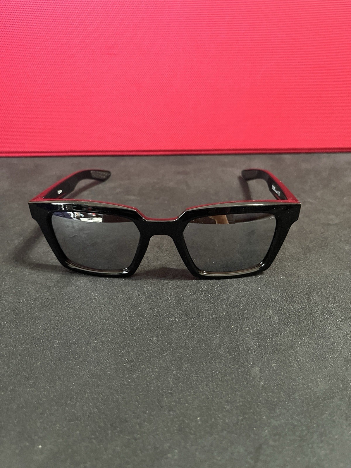 100 %Sunglasses ERBA Polished Black -HiPER Silver Mirror Lens