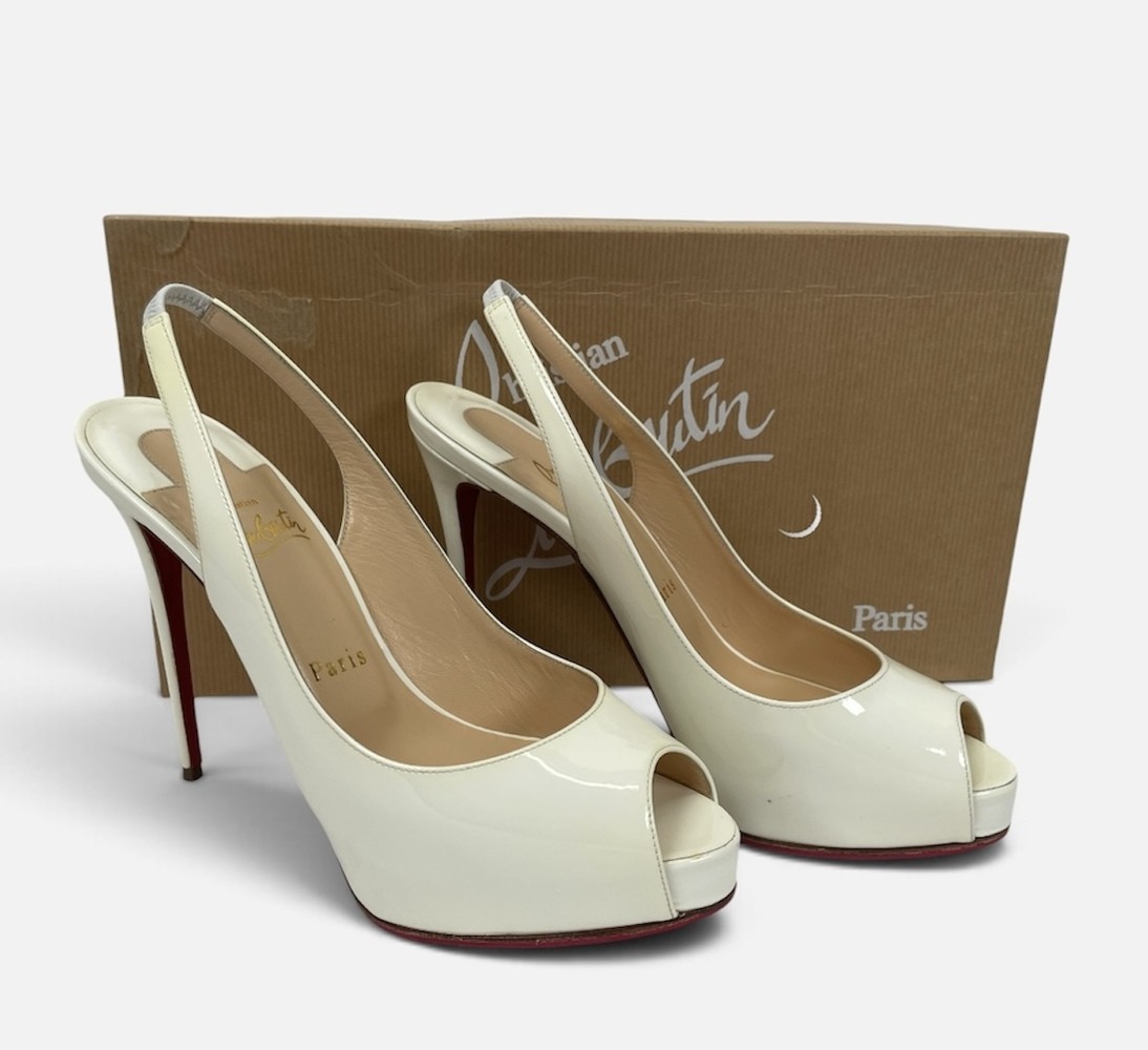 Christian Louboutin   Peep Toe Heels Size:38.5