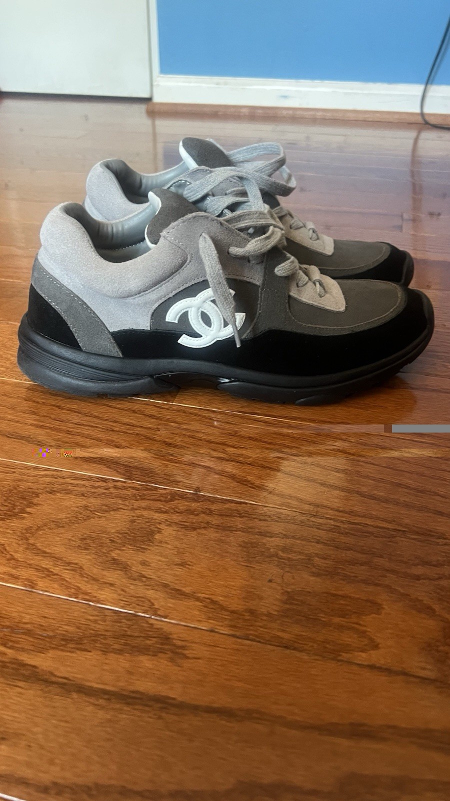 ChanelRunners Gray/Black Only Worn Once