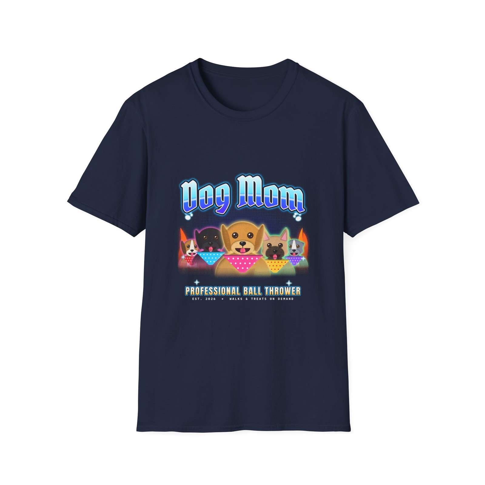 Dog Mom Shirt Vintage 90s Bootleg Style Dog Lover Gift Tee Softstyle Unisex