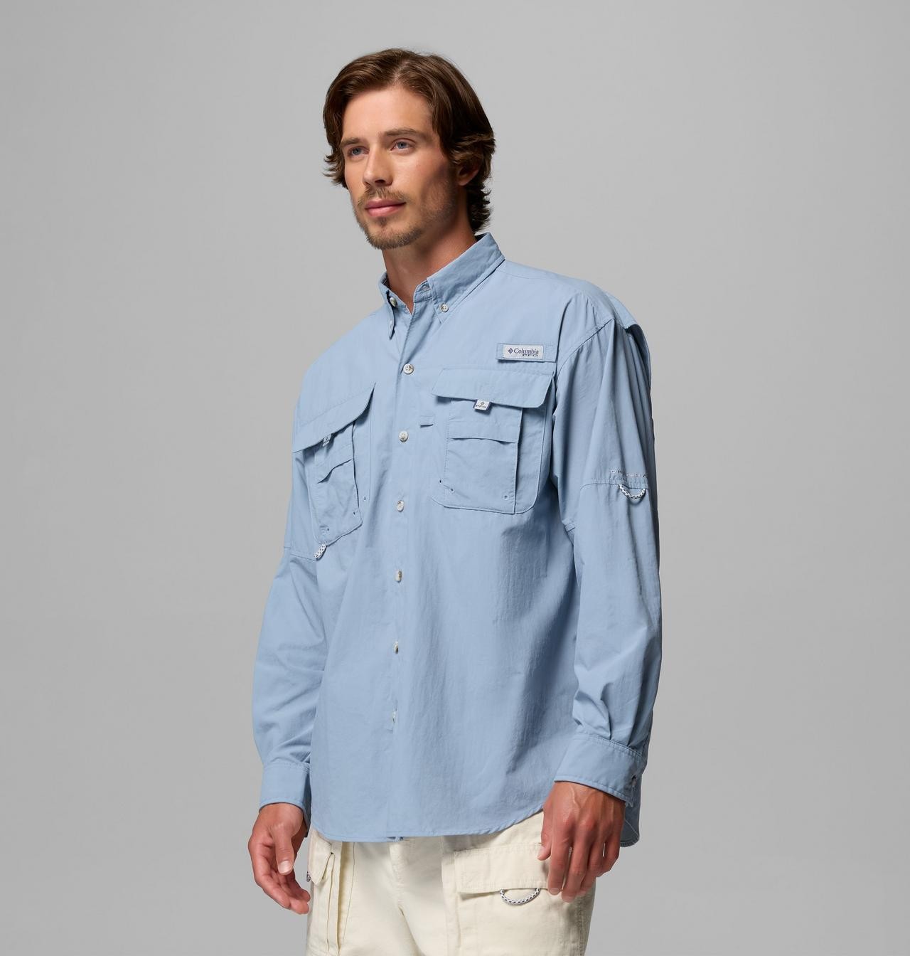 Columbia Men\'s PFG Bahama II Long Sleeve Fishing Shirt UPF 50 Freeeships