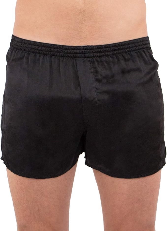 Pack Of 3 INTIMO Men’s Sandwashed Silk Boxer Black Small