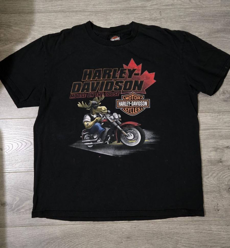 Vintage Harley Davidson Moose on the Loose T-Shirt - Men\'s XL
